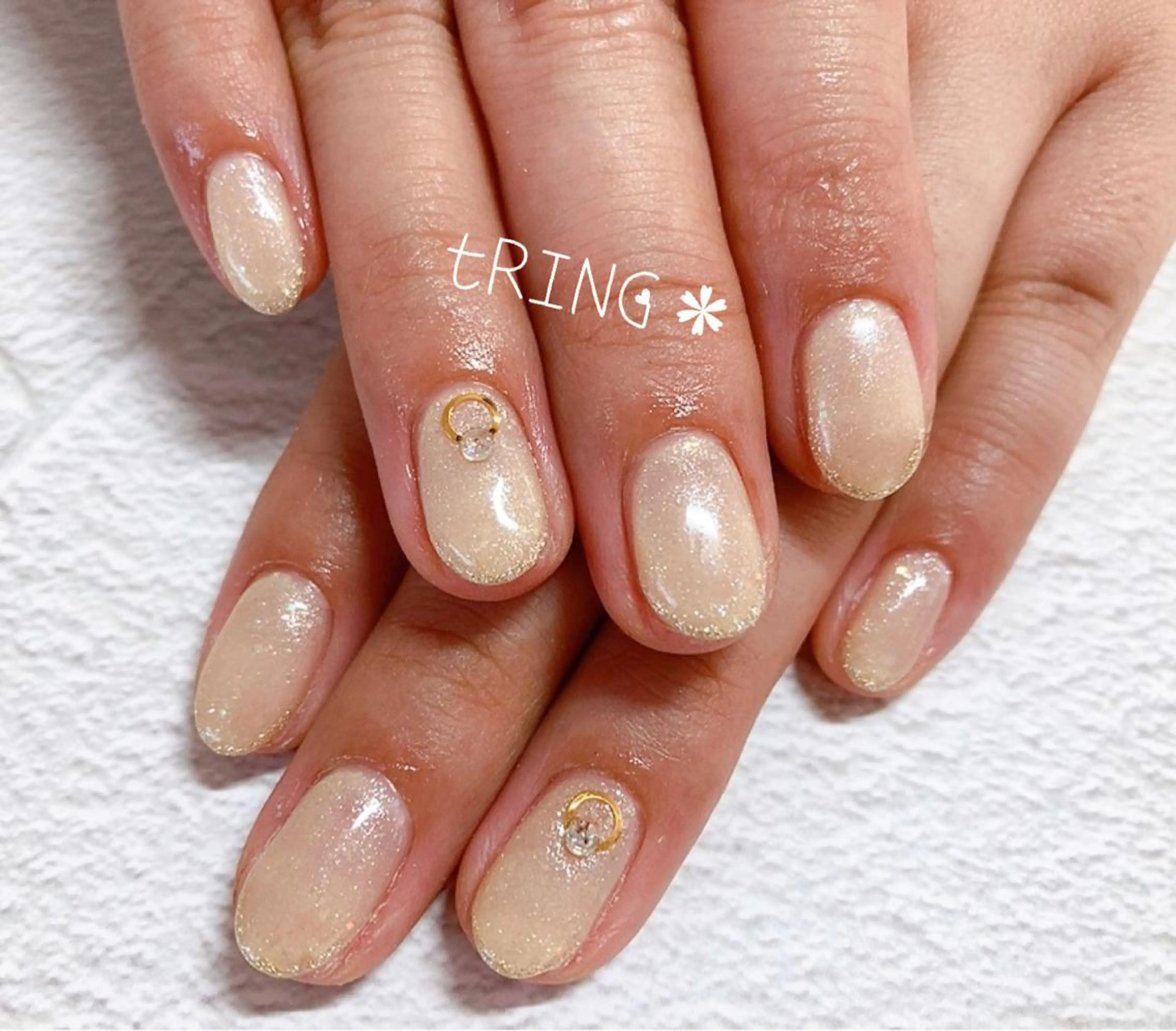 ネイル ハンドネイル tRING＊ しいの木台のネイルデザイン