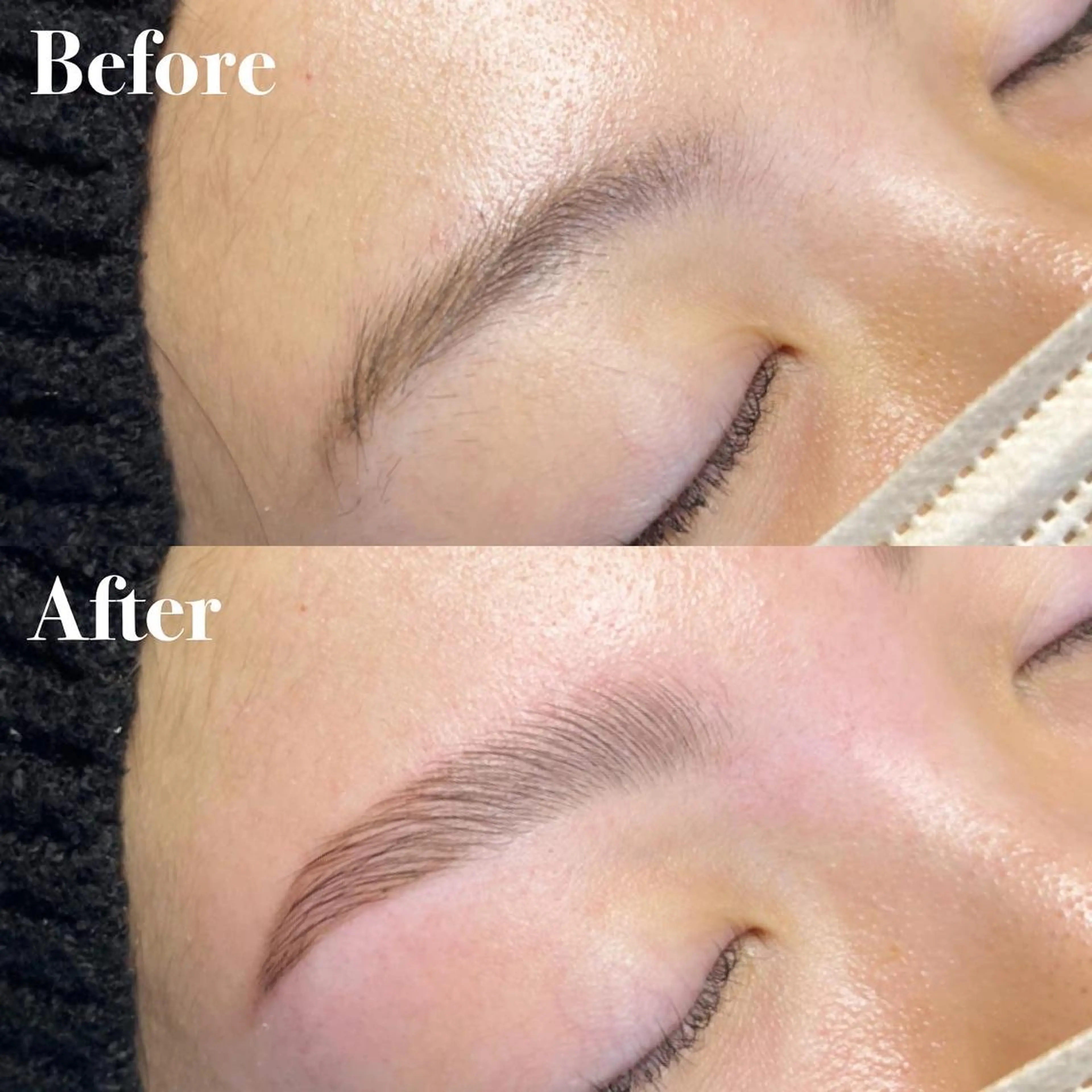 アイブロウ ハリウッドブロウリフト 眉毛と韓国肌質改善 サロン　和泉府中のエステ・リラクイメージ