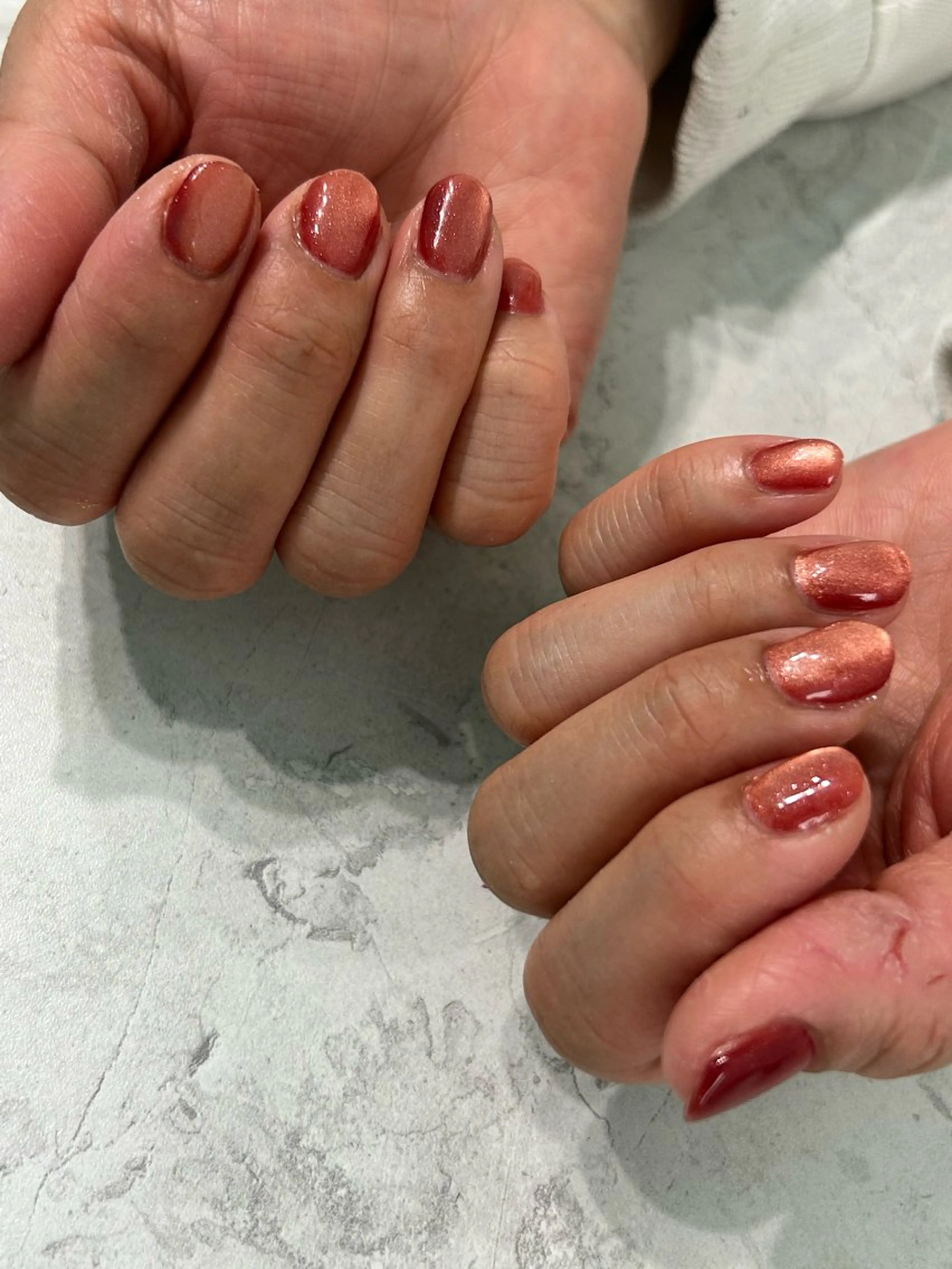 ネイル マグネットネイル ハンドネイル 𝚜𝚘𝚛𝚊/ ネイルモデル様募集中のネイルデザイン