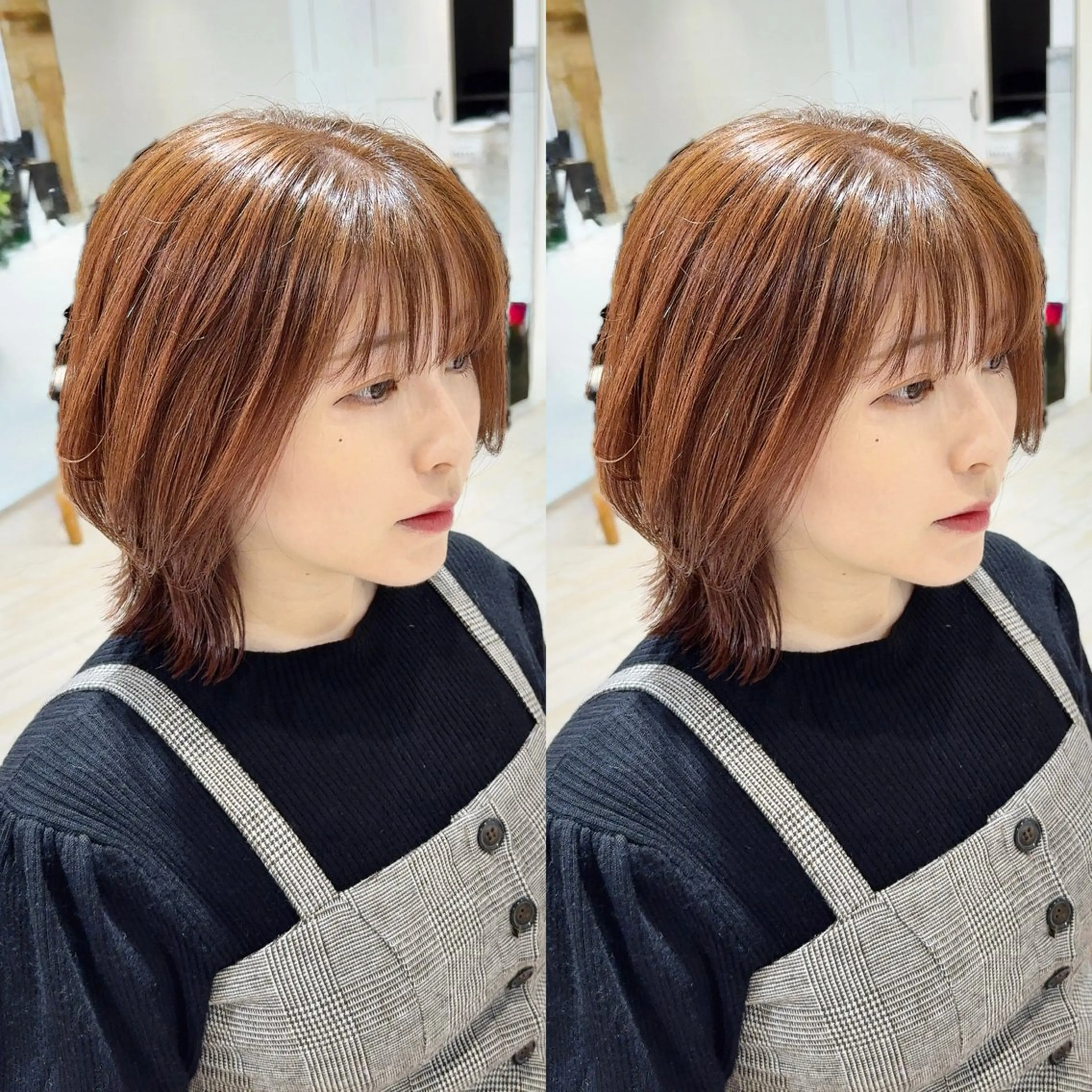 セミロング SEIRA♡レイヤー /ショート得意のヘアスタイル