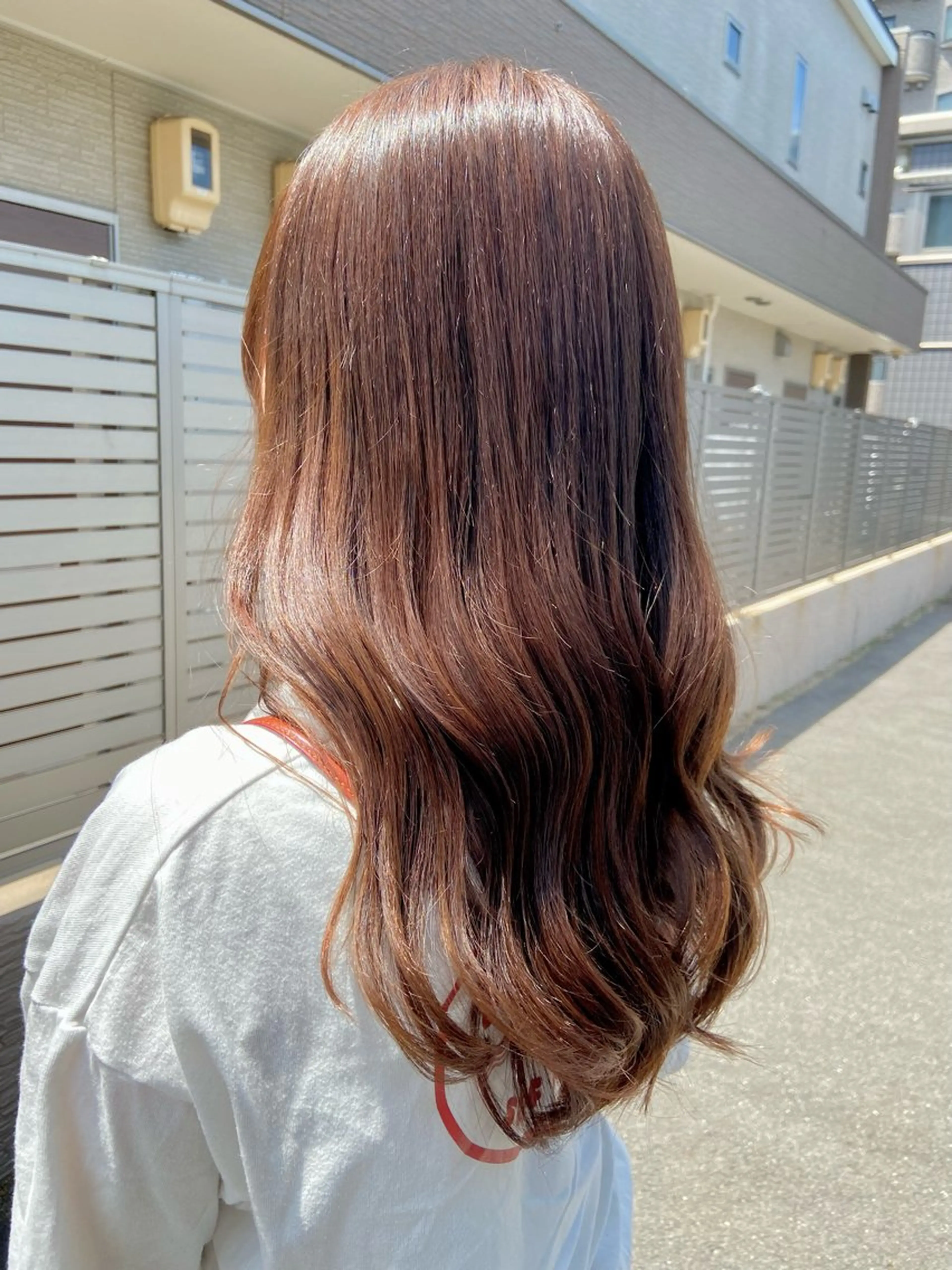 ロング カラー ブラウンカラー ロング lico hair&relaxation所属・lico 栁 詩音のマツエク・マツパデザイン