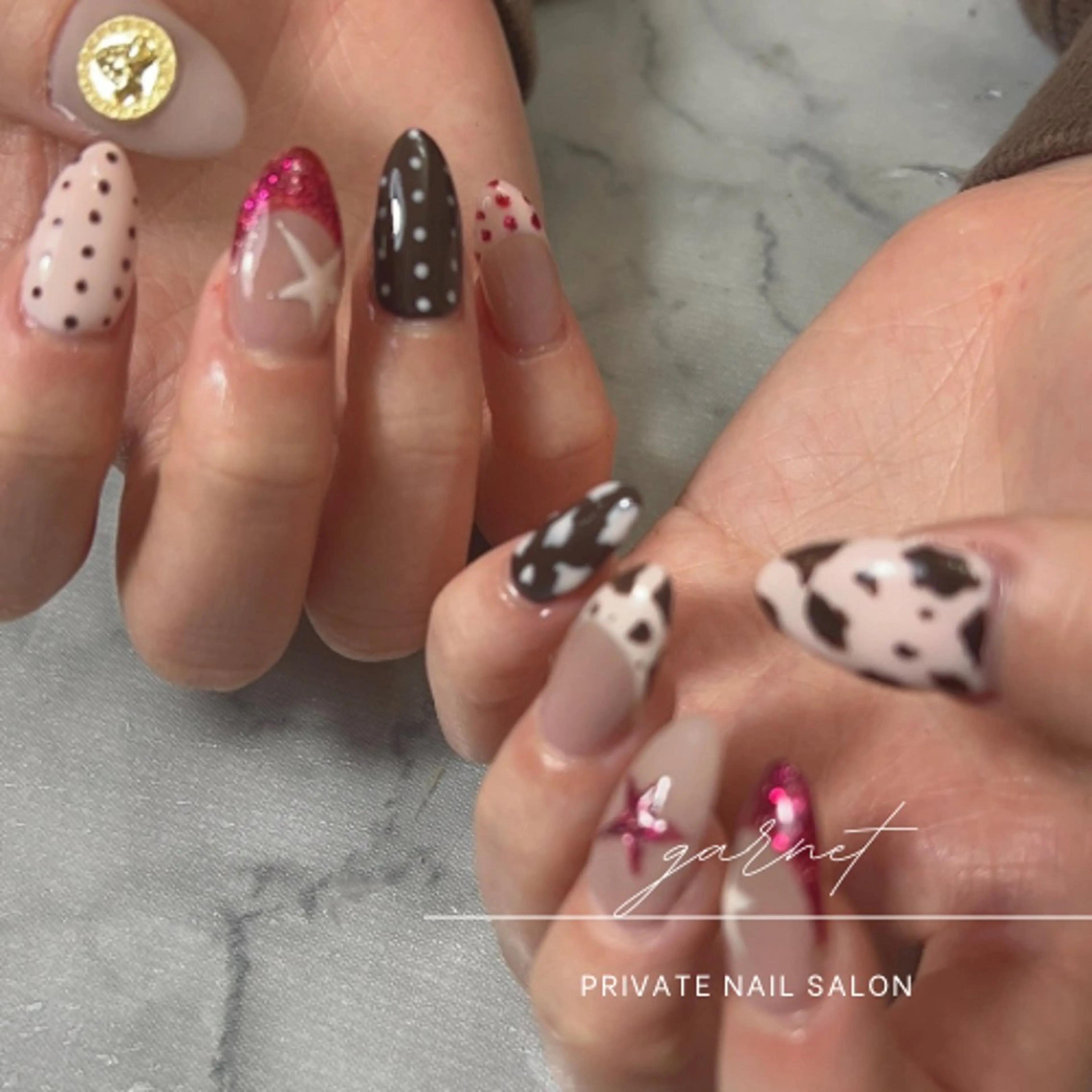 ネイル ハンドネイル Garnet nailのネイルデザイン