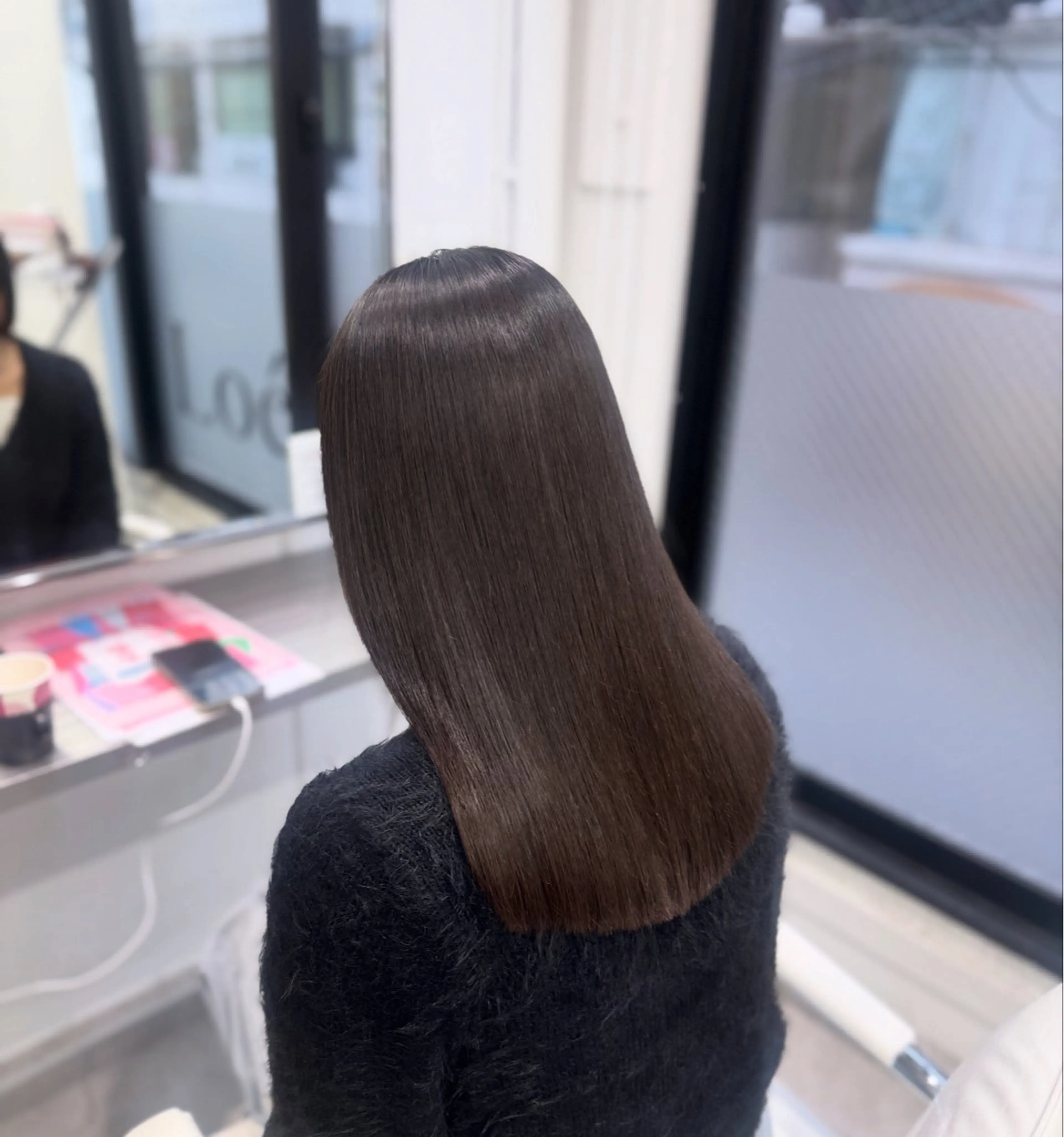 ロング カット 縮毛矯正 🕯コバ/レイヤー/ 透明感/縮毛🕯のヘアスタイル