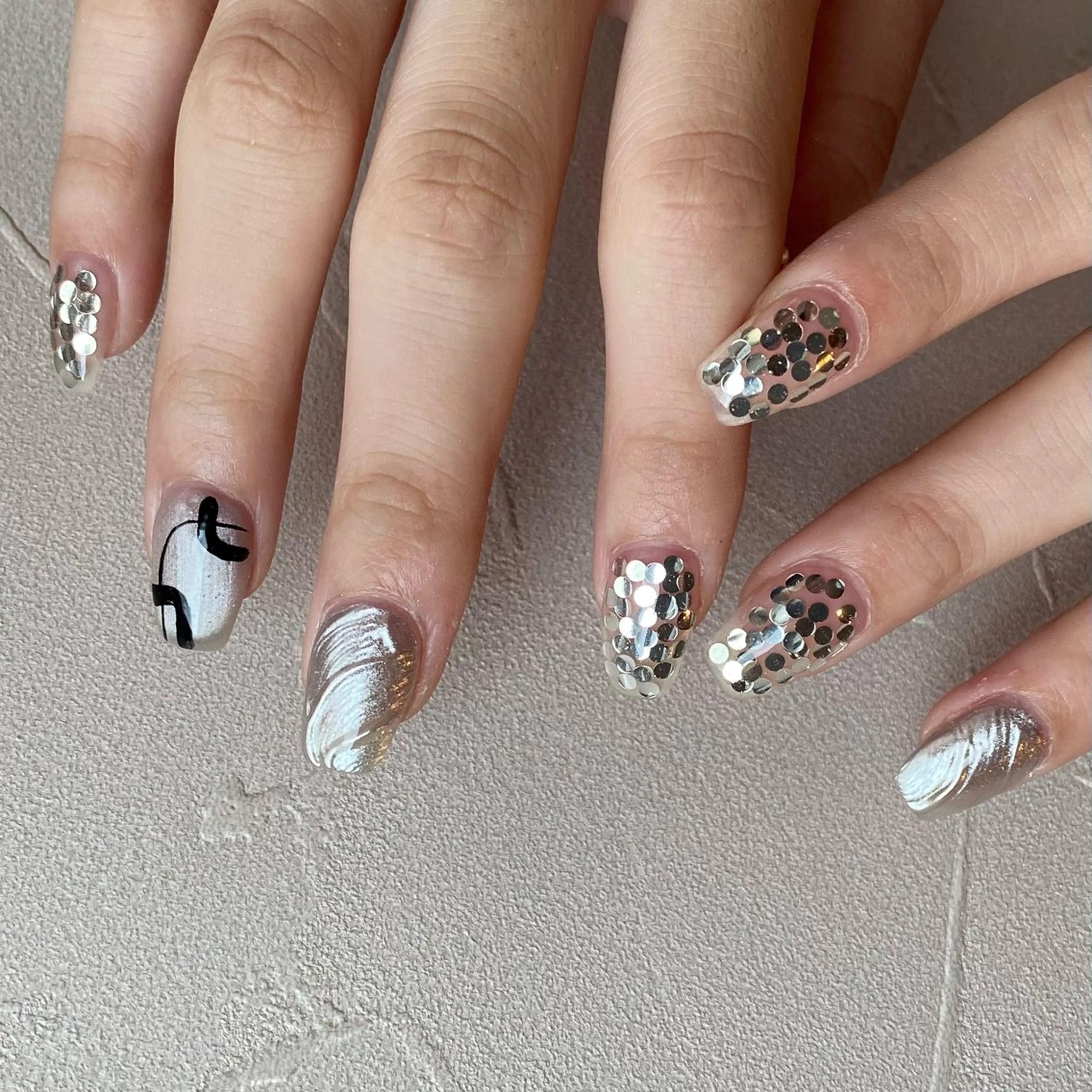 ネイル ハンドネイル scre as Etelのネイルデザイン