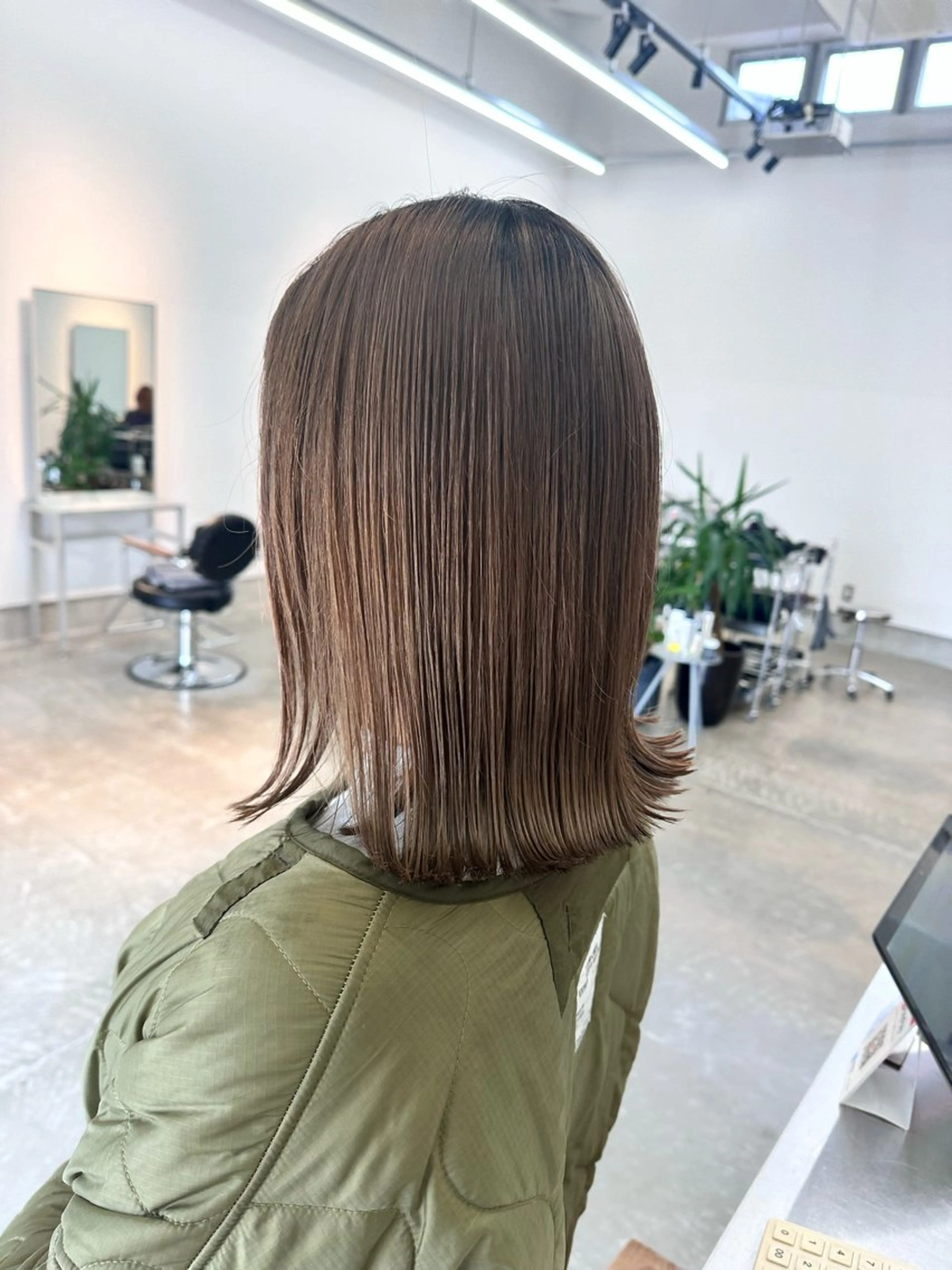 ミディアム 南 星来のヘアスタイル