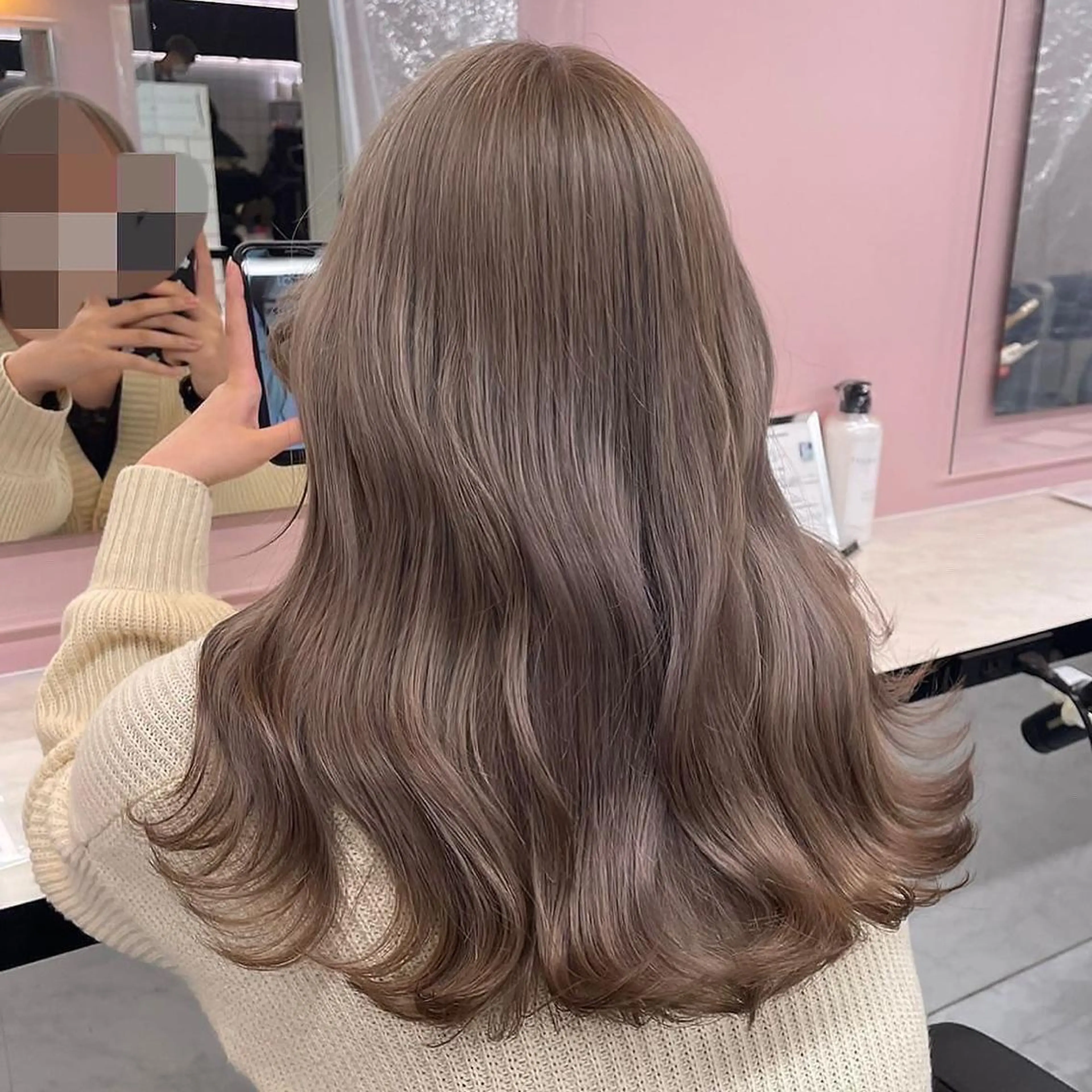 ロング 透明感ラベンダー💗 SHOのヘアスタイル