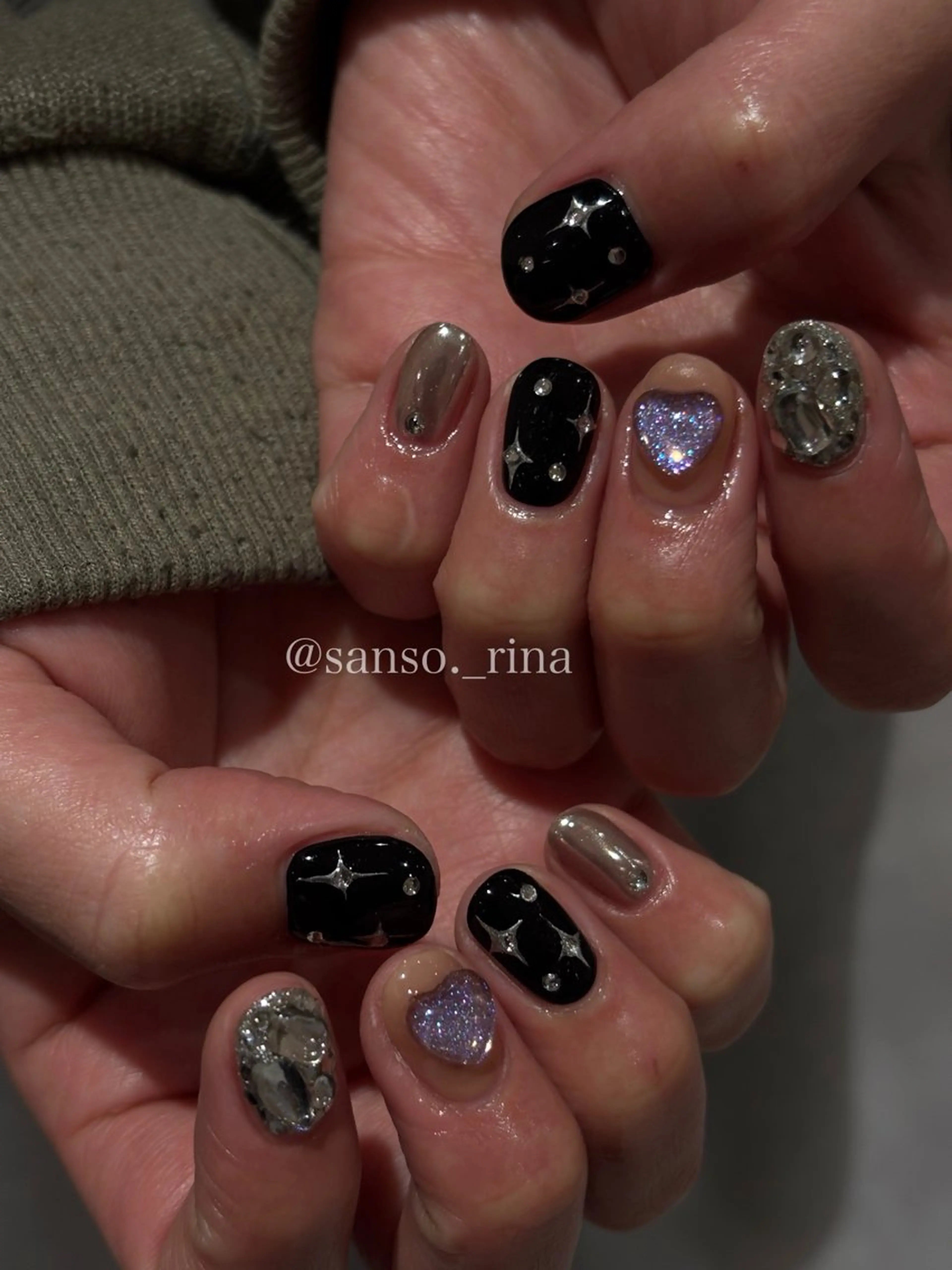 ネイル ハンドネイル フットネイル nuu  栄所属・早川 里奈のネイルデザイン