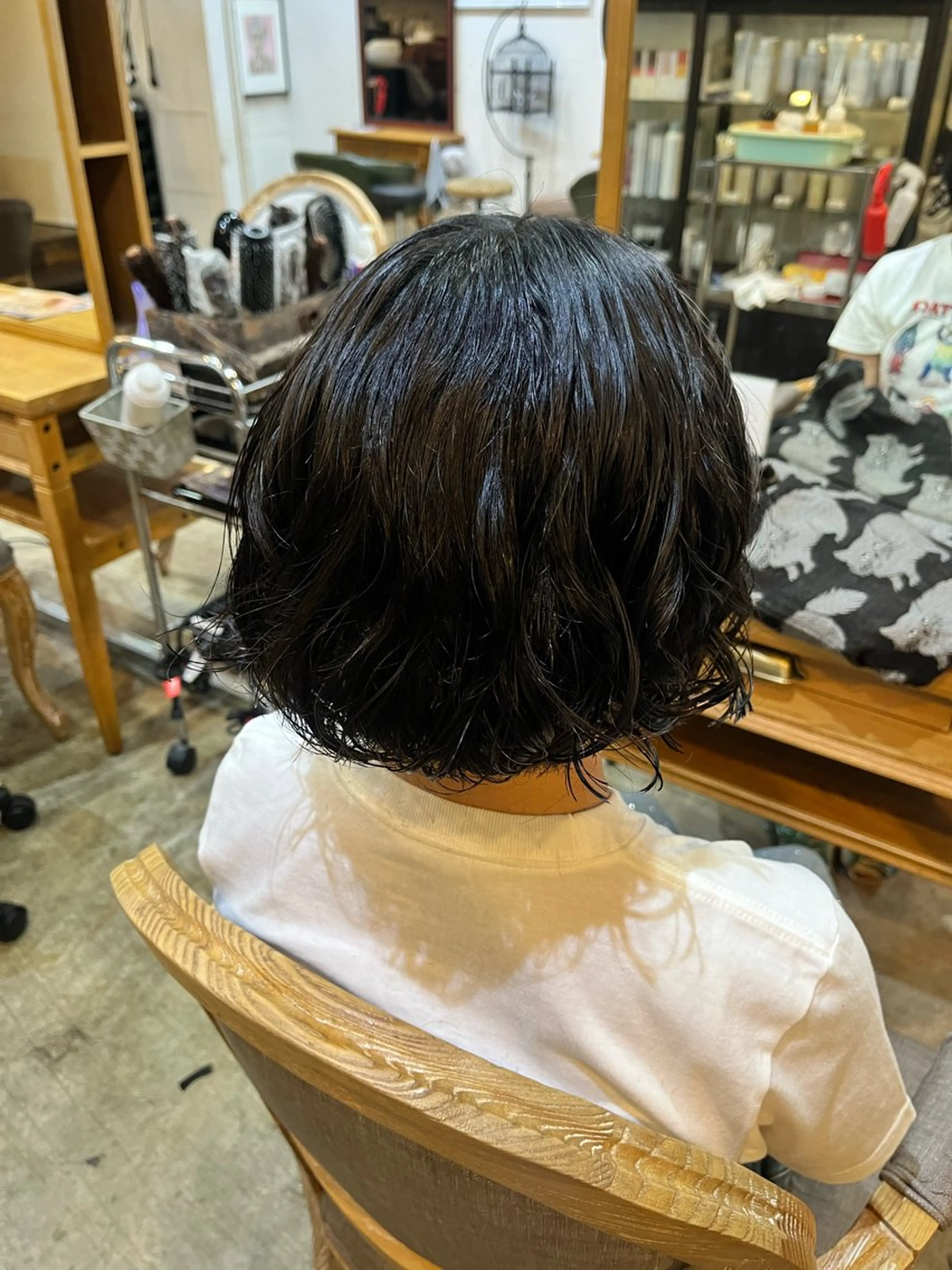 ショート パーマ カット パーマ 松原 樹里のヘアスタイル