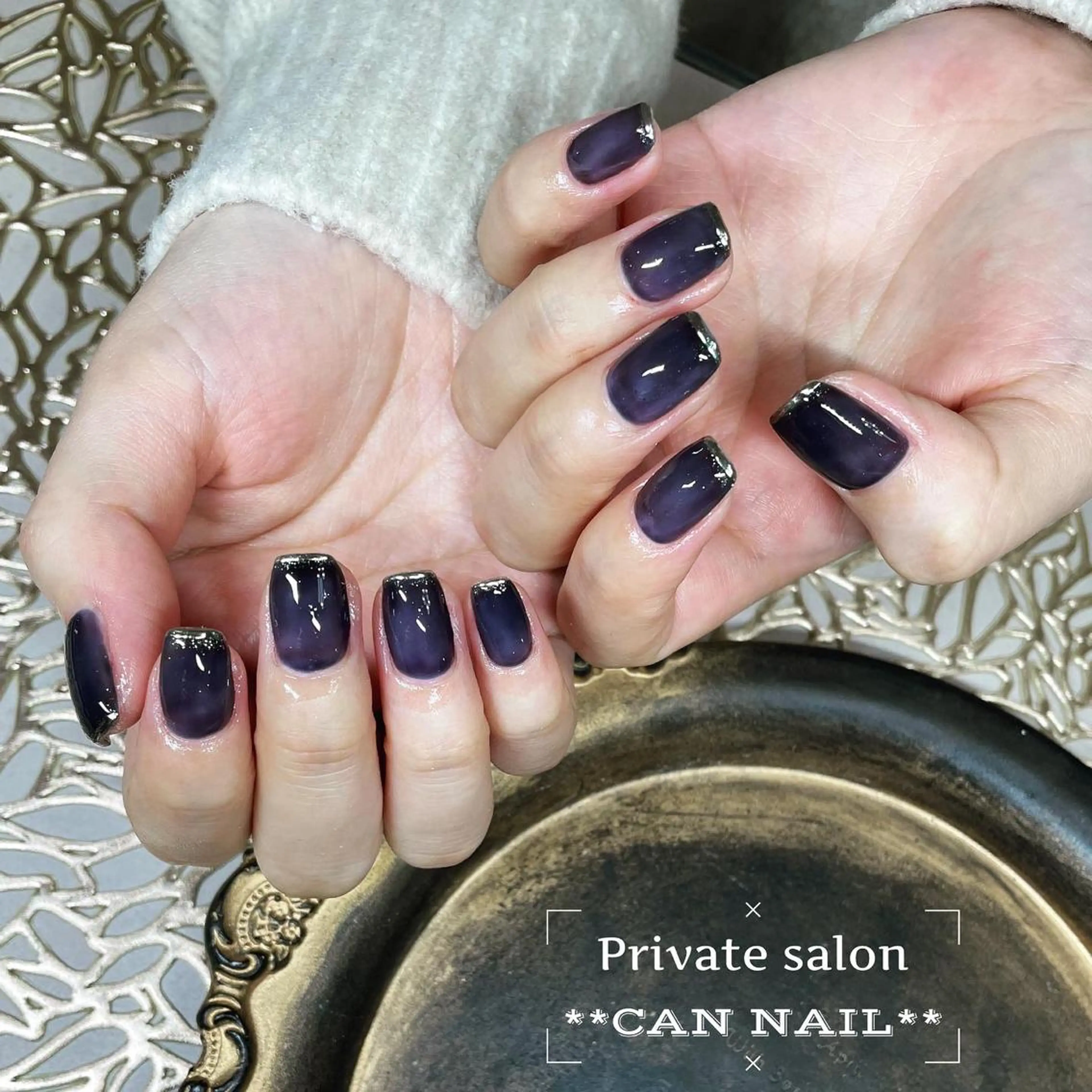 ミディアム ネイル Parfum パルファンのネイルデザイン