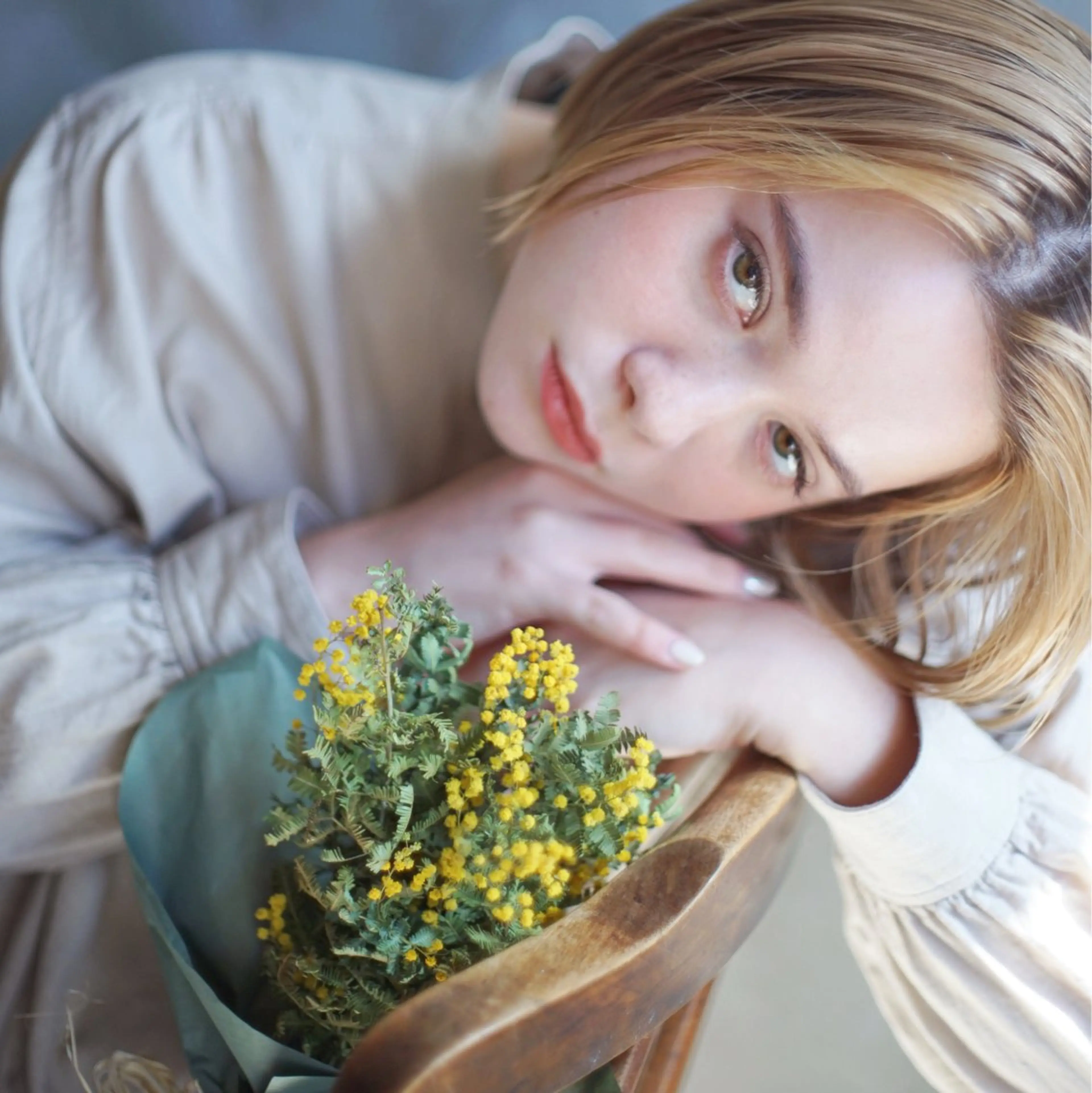 ショート カラー ブロンド ボブ enne hair&organic所属・🌟髪質改善メテオ カラーenne🫧のヘアスタイル