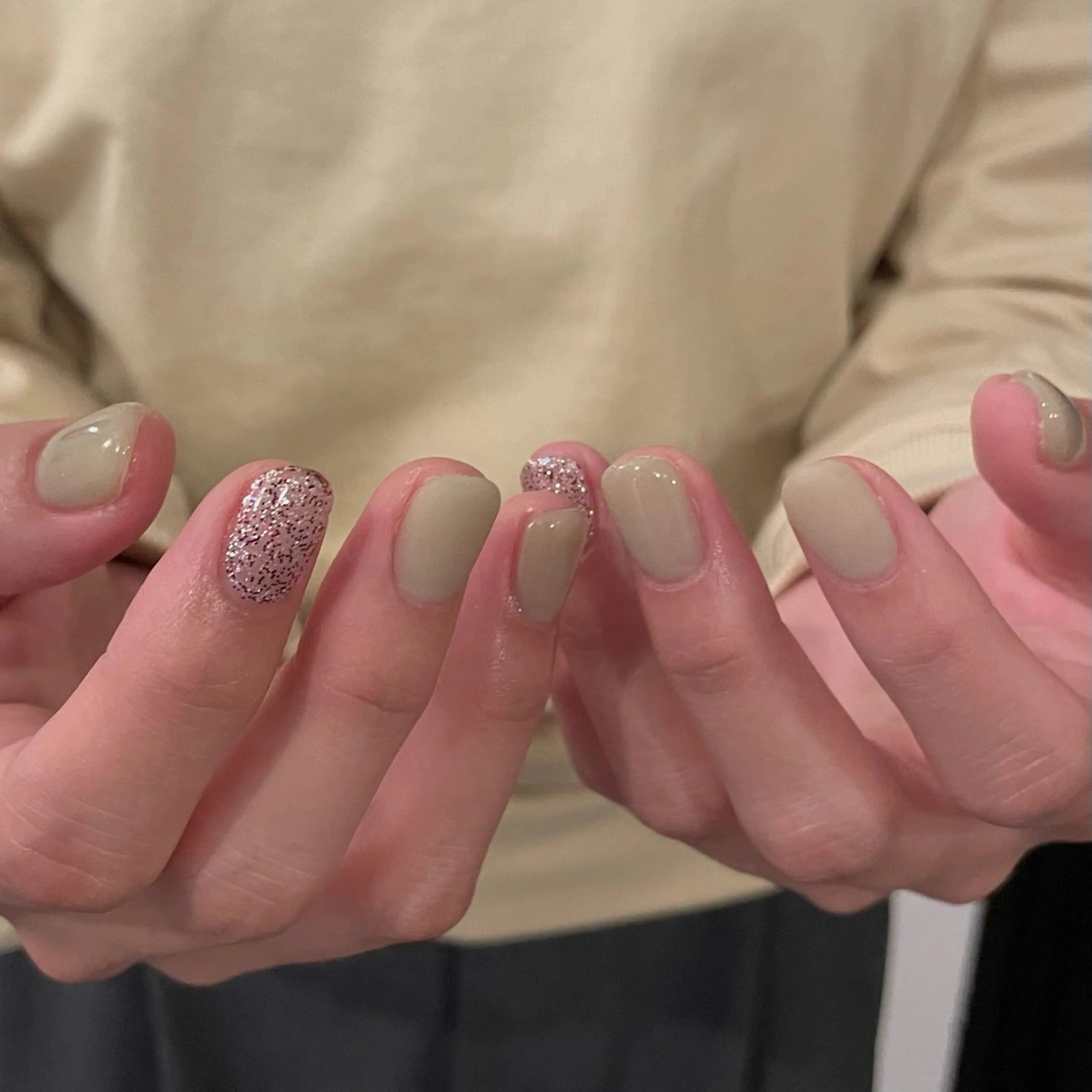 ネイル アートネイル ラメ(グリッター) マットネイル ハンドネイル roof nailのネイルデザイン