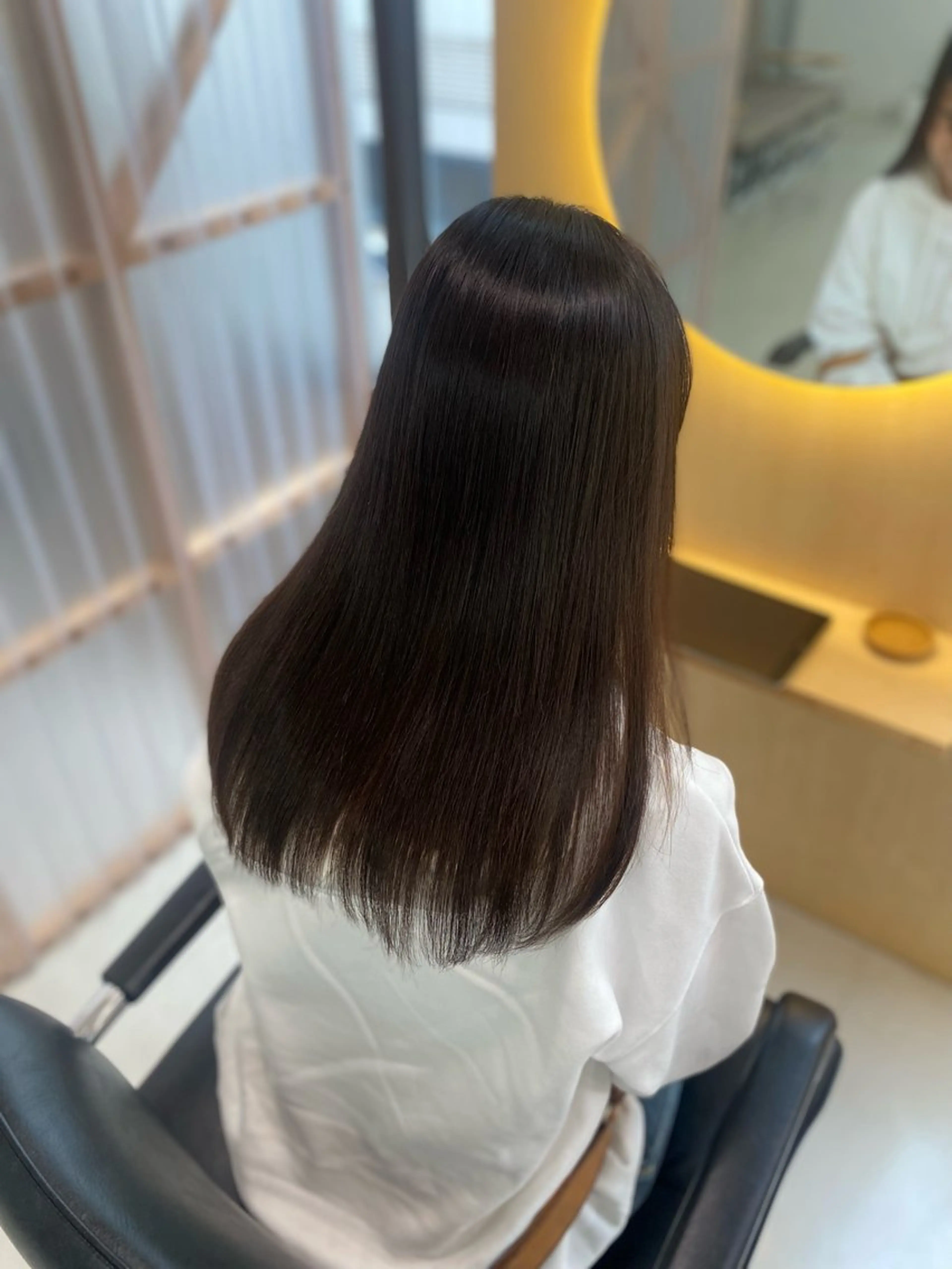 ロング 縮毛矯正 elk ANZU🎀のヘアスタイル