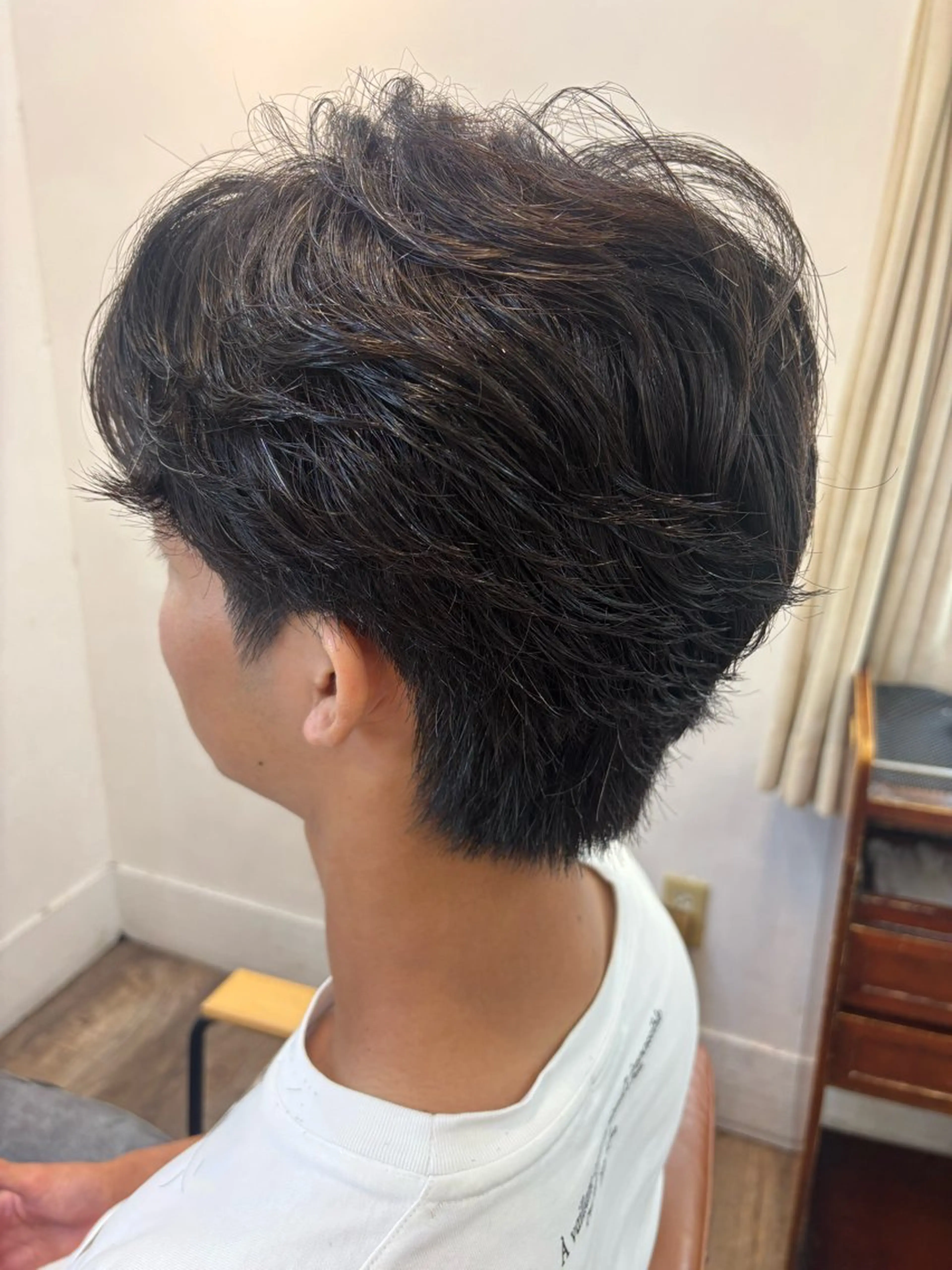 パーマ メンズ フェザーパーマ メンズパーマ at'Lav by belle所属・🕊️あやか ロングカット/メンズのヘアスタイル