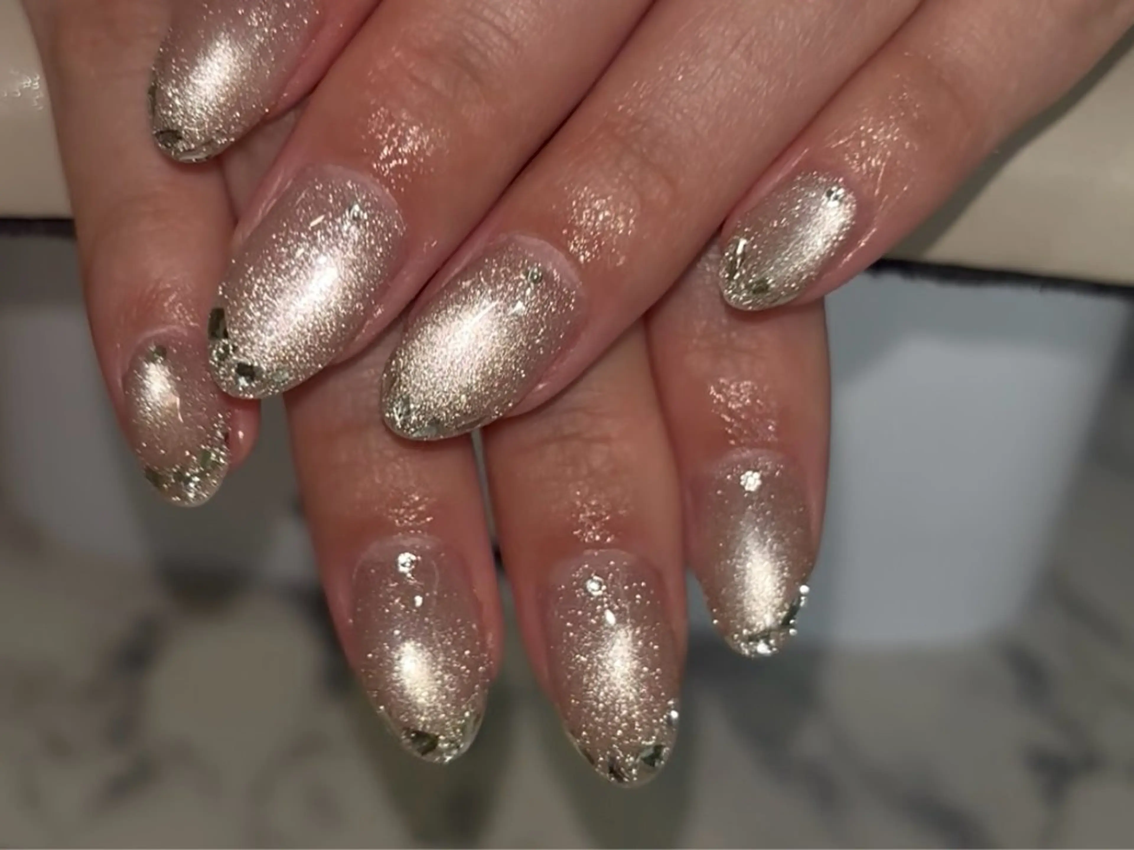 セミロング ハンドネイル mimimi nail所属・I. MITSUKIのネイルデザイン