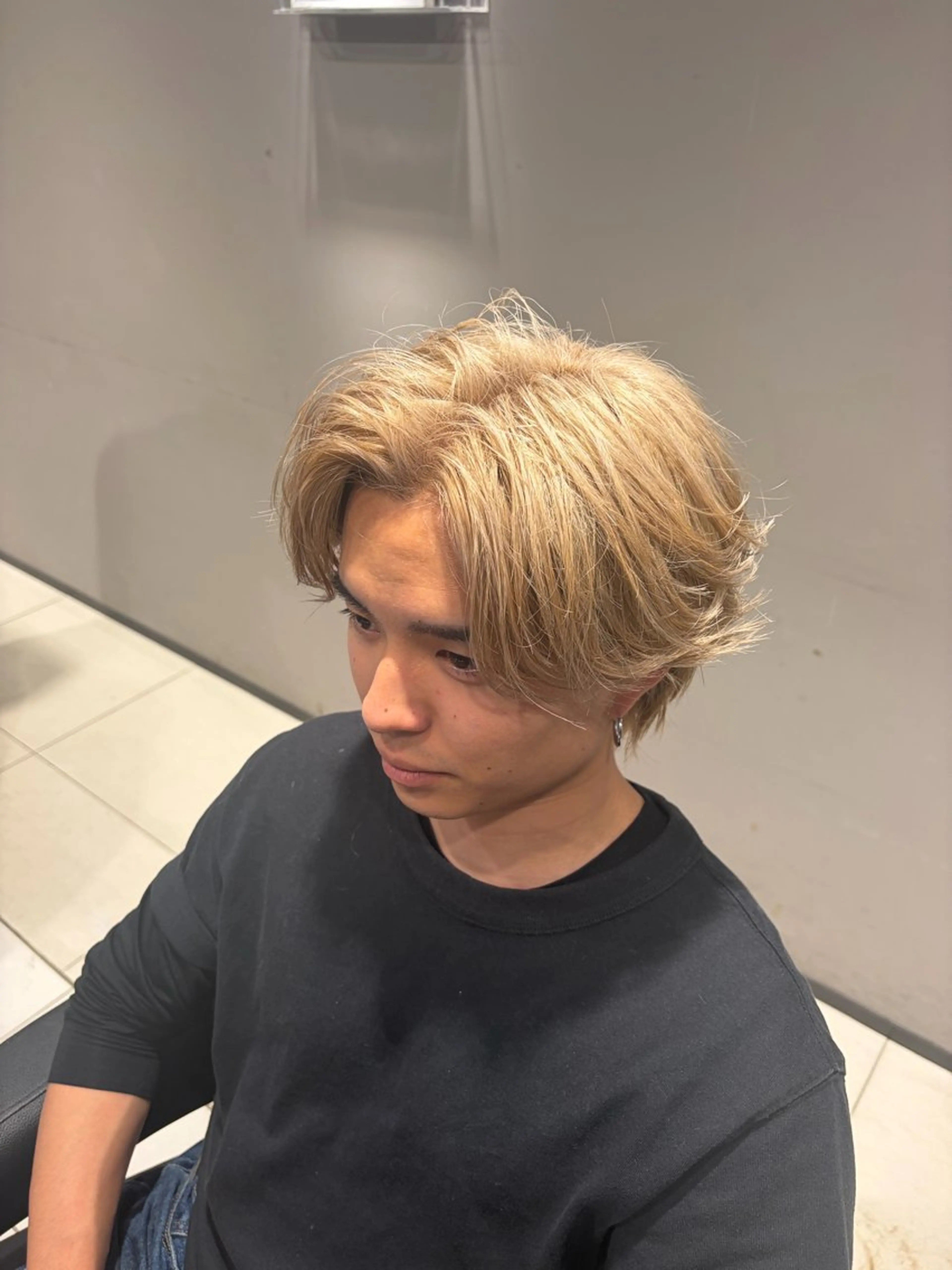 カラー メンズ 関内/メンズパーマ/ 男性専門/菊池蒼大のヘアスタイル