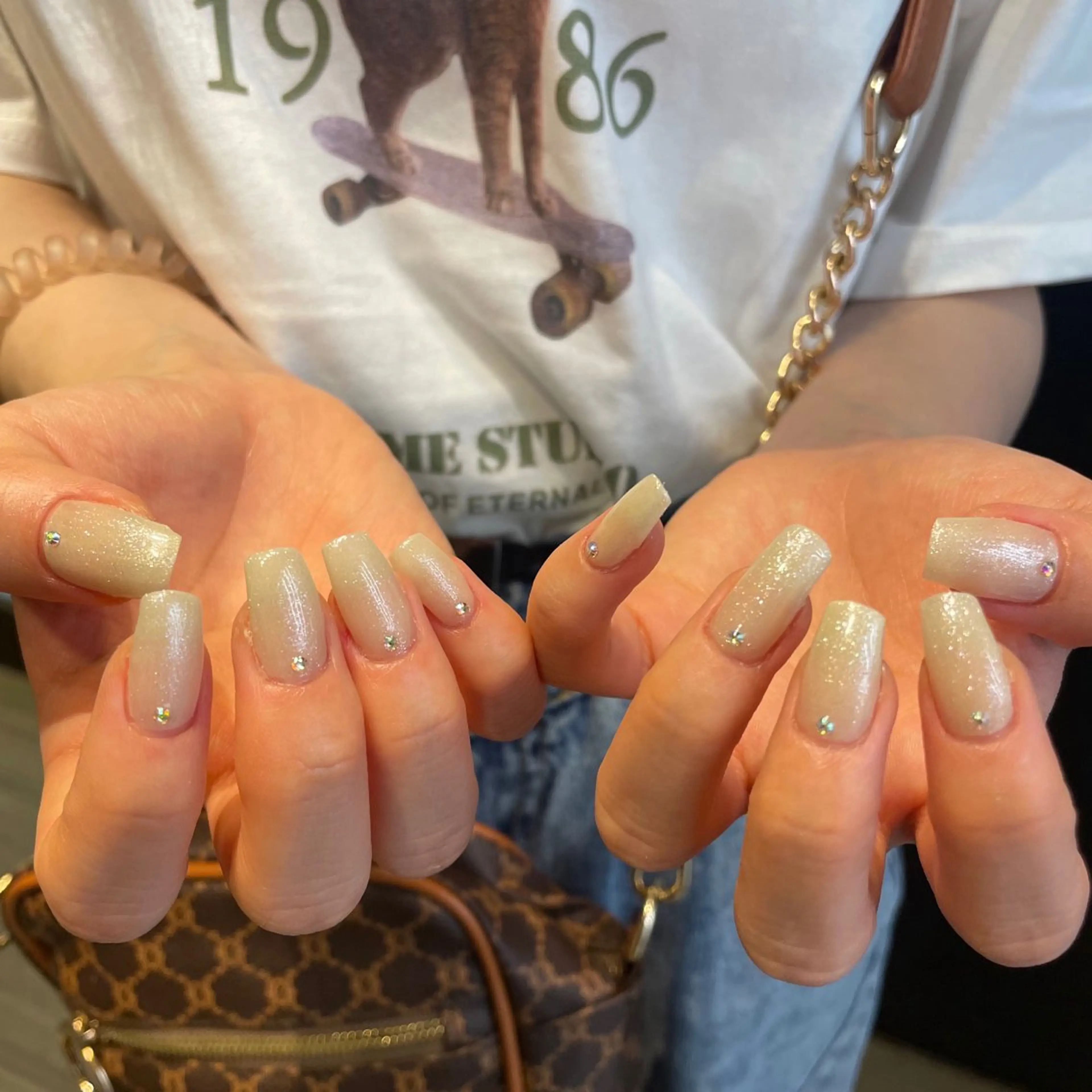 ネイル 🫧飛山琉桜/二条 ネイルアート/束感のマツエク・マツパデザイン