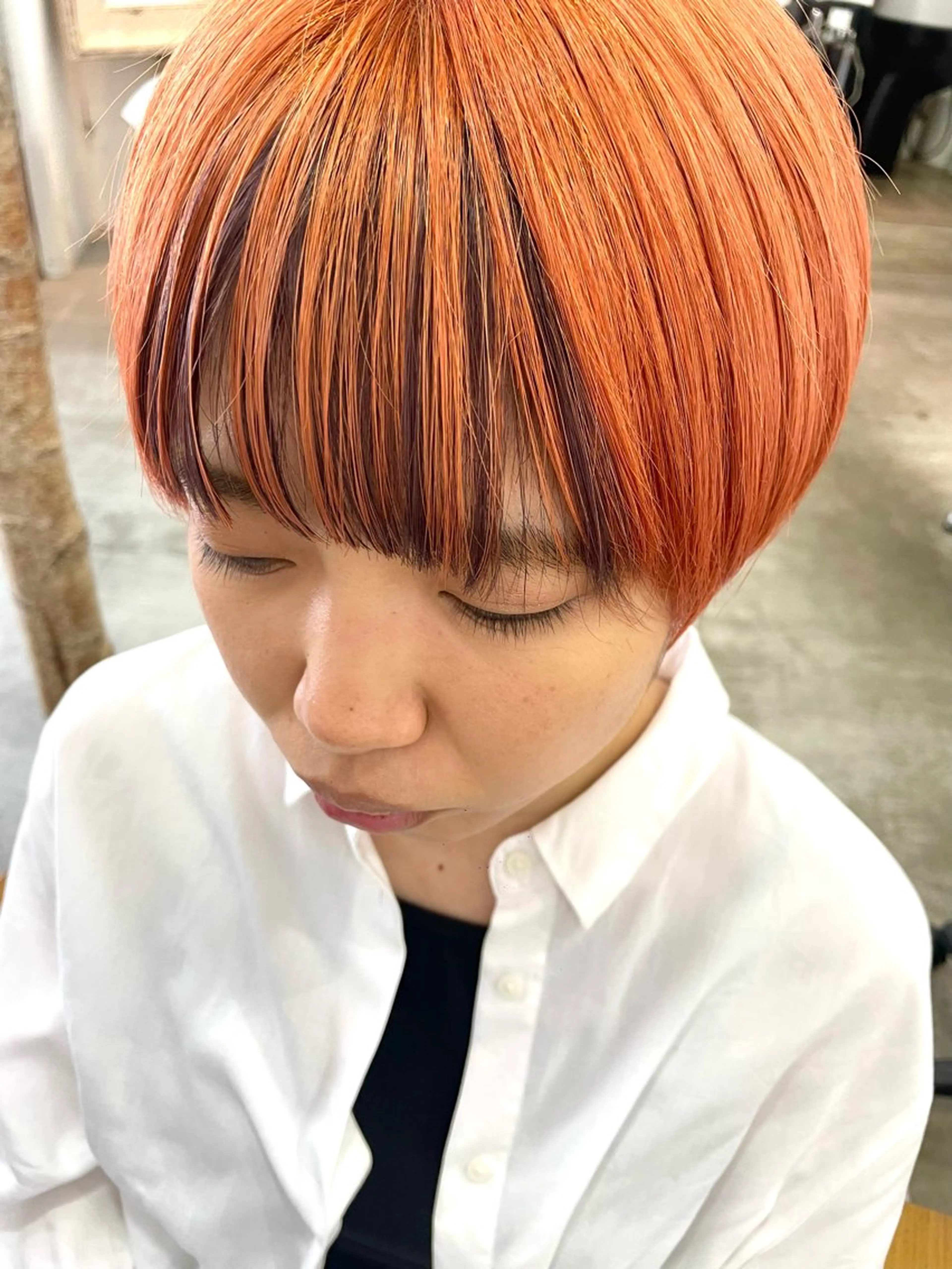 ショート カラー インナーカラー カット ヘアカラー fio マナミのヘアスタイル