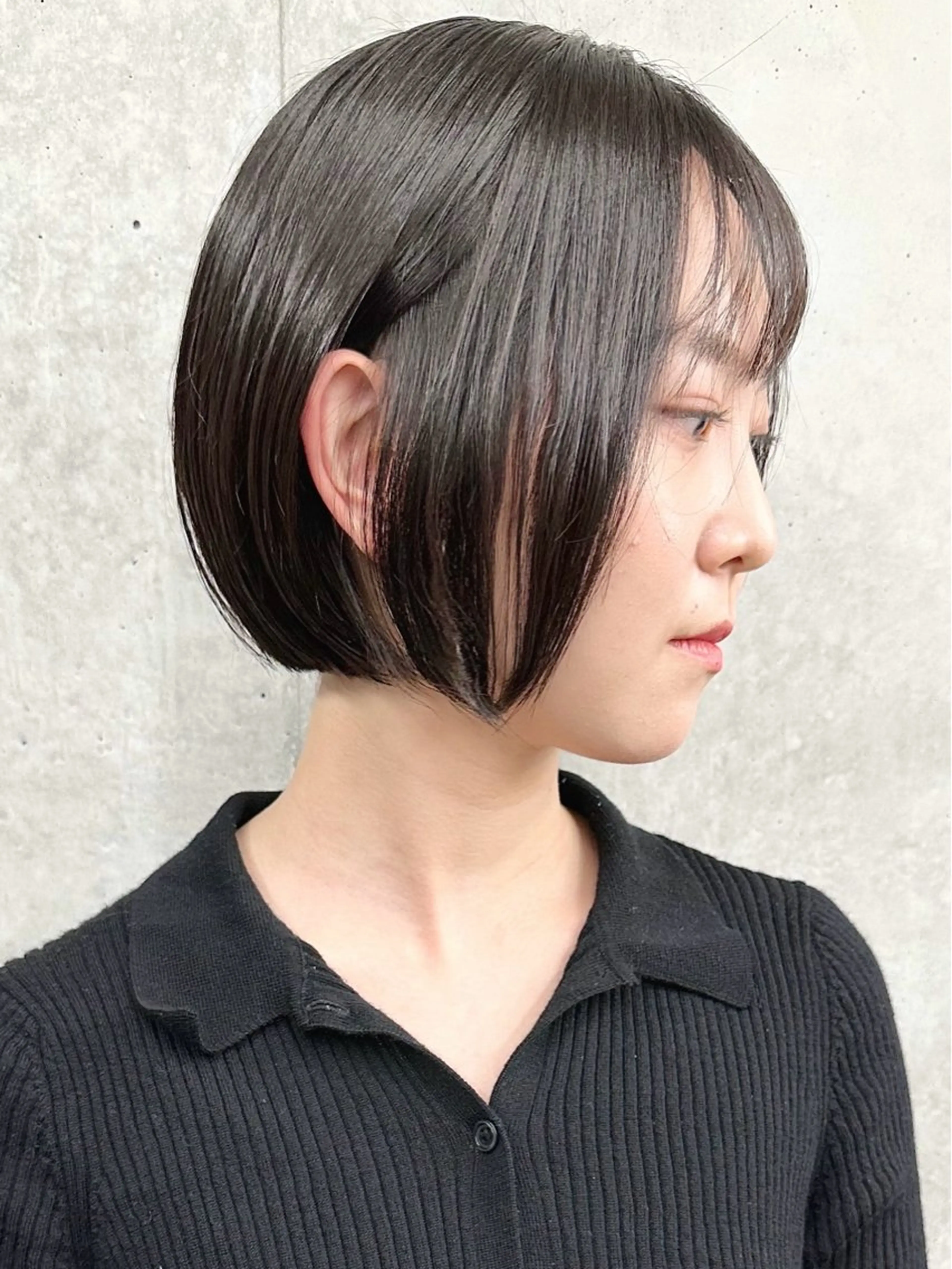 ミディアム 小顔ボブ/お悩み解決 /ボブパーマ/とういのヘアスタイル