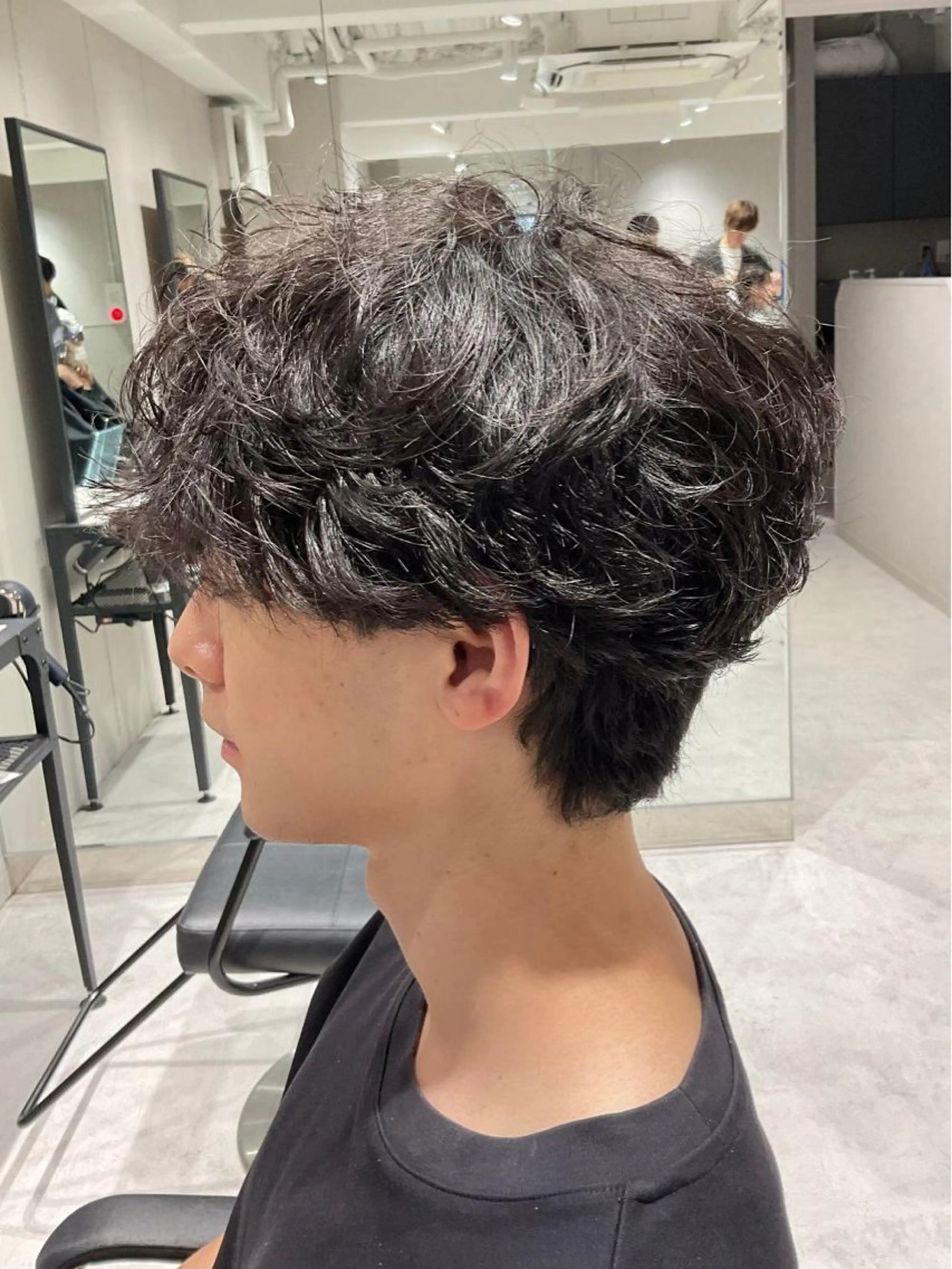 パーマ メンズ テラス阿倍野店所属・メンズパーマ職人馬場 和哉のヘアスタイル