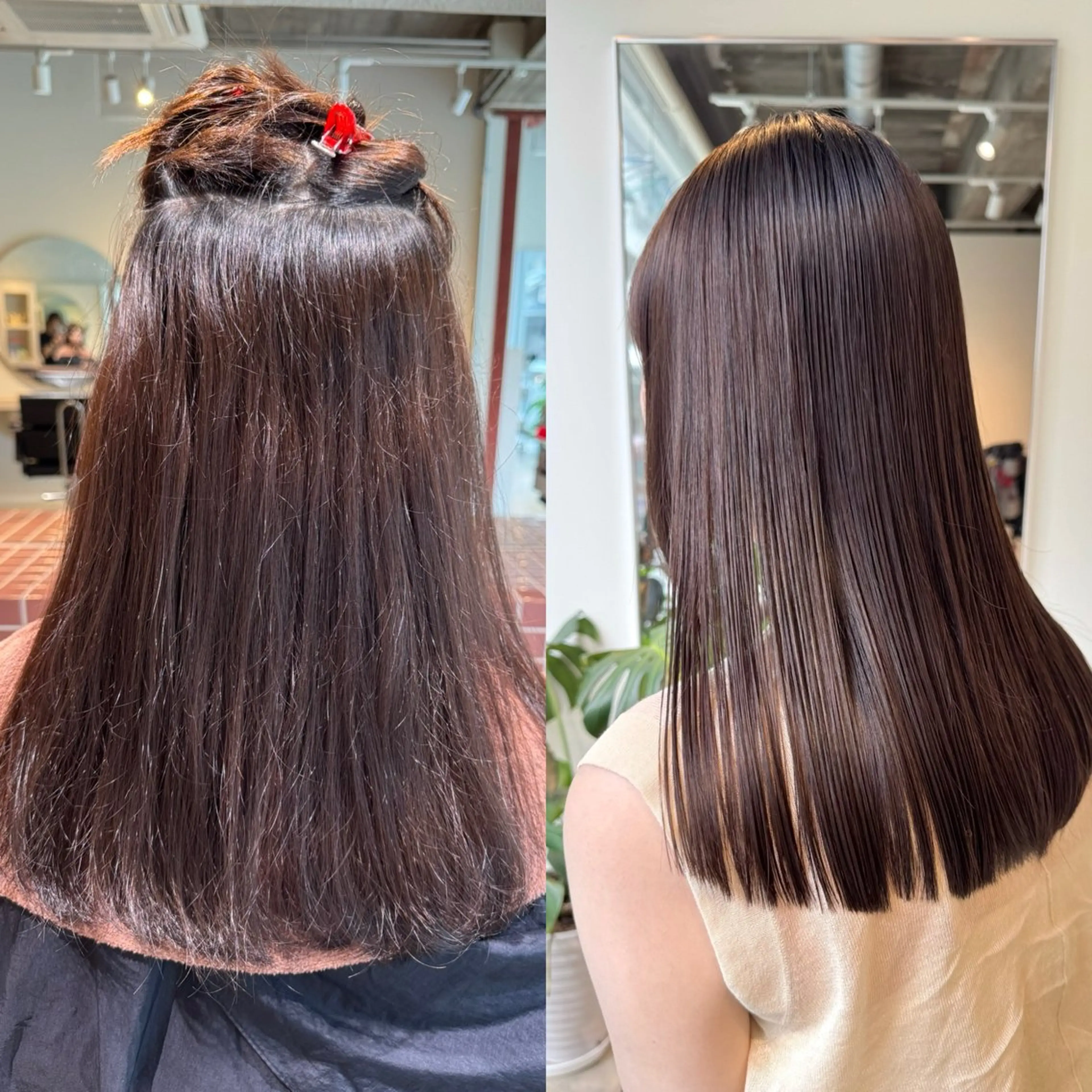 ロング 切りっぱなしボブ ショートボブ アッシュ ボブ ハイライト eto所属・髪質改善スペシャリス ト長尾勇弥/梅田中津のヘアスタイル