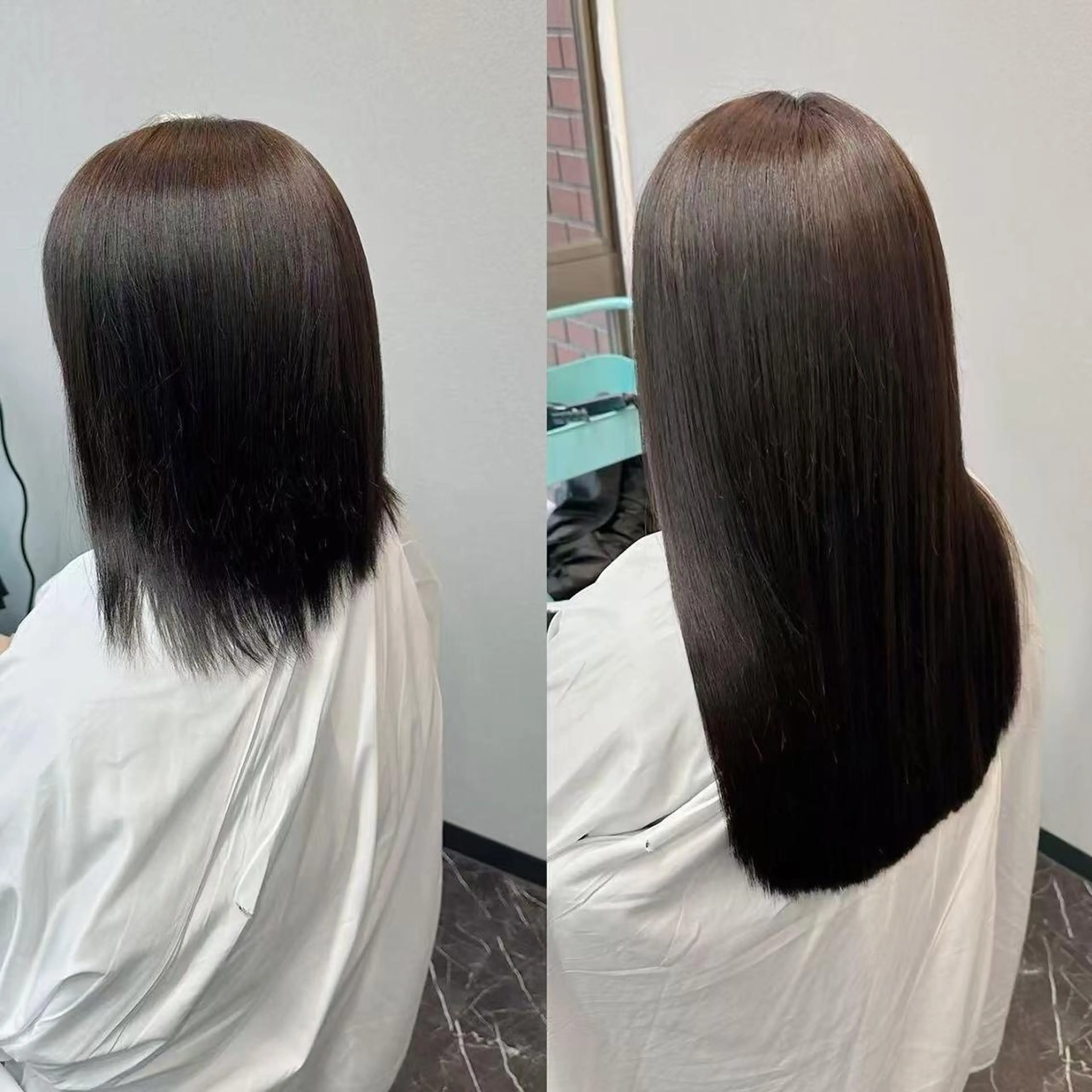 ロング 6Dエクステ/シール エクステ/かんなのヘアスタイル