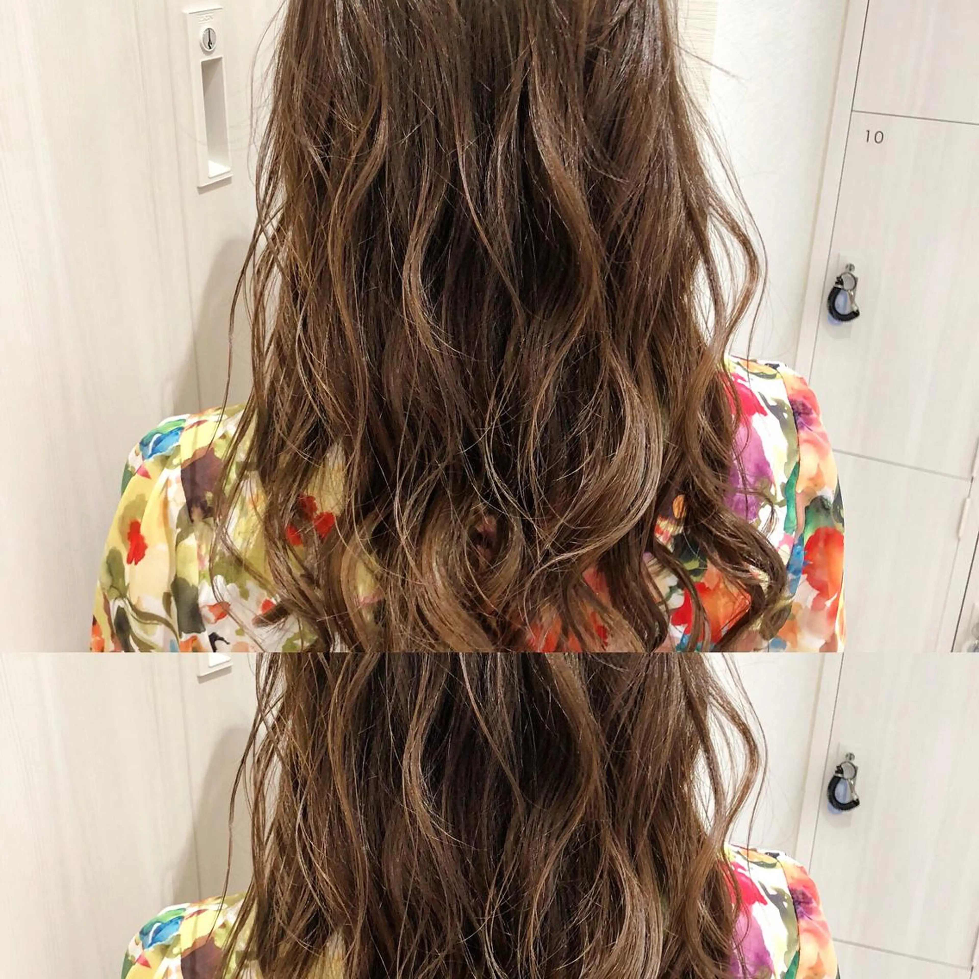 カラー アディクシーカラー アッシュ バレイヤージュ 透明感カラー グラデーションカラー レイヤー/韓国/ 顔周り/しんやのヘアスタイル