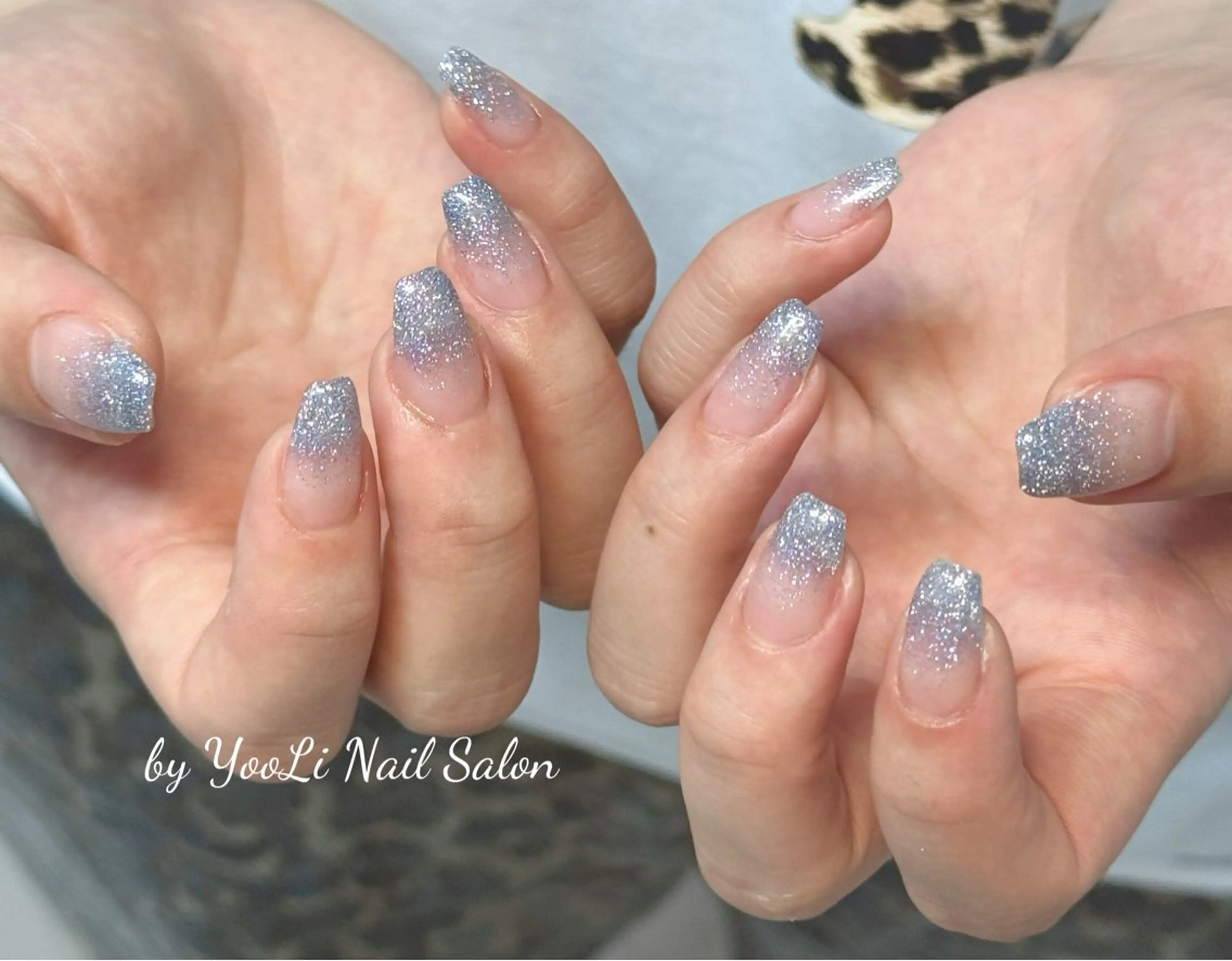 ネイル アートネイル オーロラネイル チークネイル フレンチネイル ガラスフレンチ ハンドネイル 🎀🎀YooLi Nail Salonのネイルデザイン