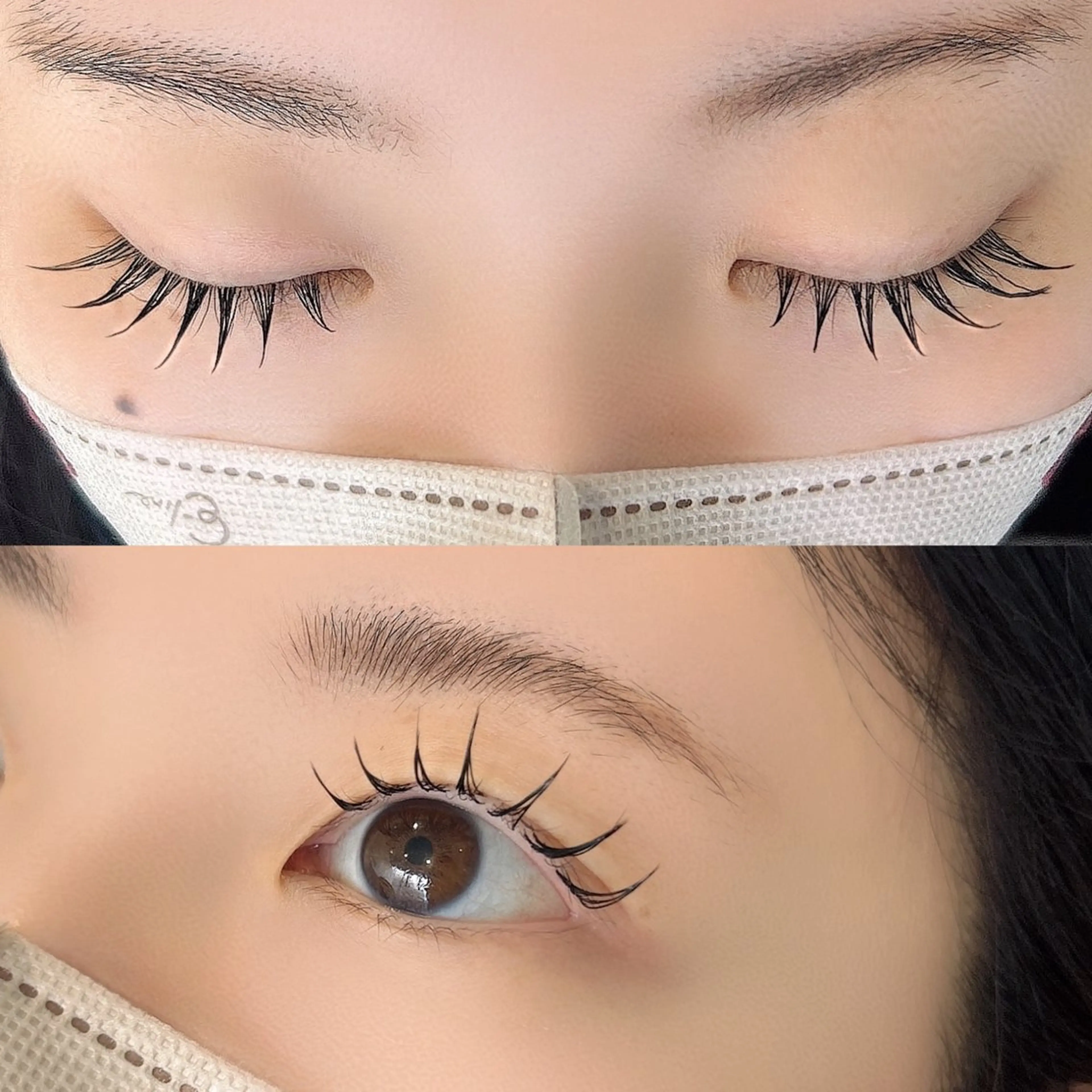 マツエク・マツパ 束感まつ毛 フラットラッシュ 髪質改善/ボブ/暖色 /𝙨𝙤𝙧𝙖のヘアスタイル