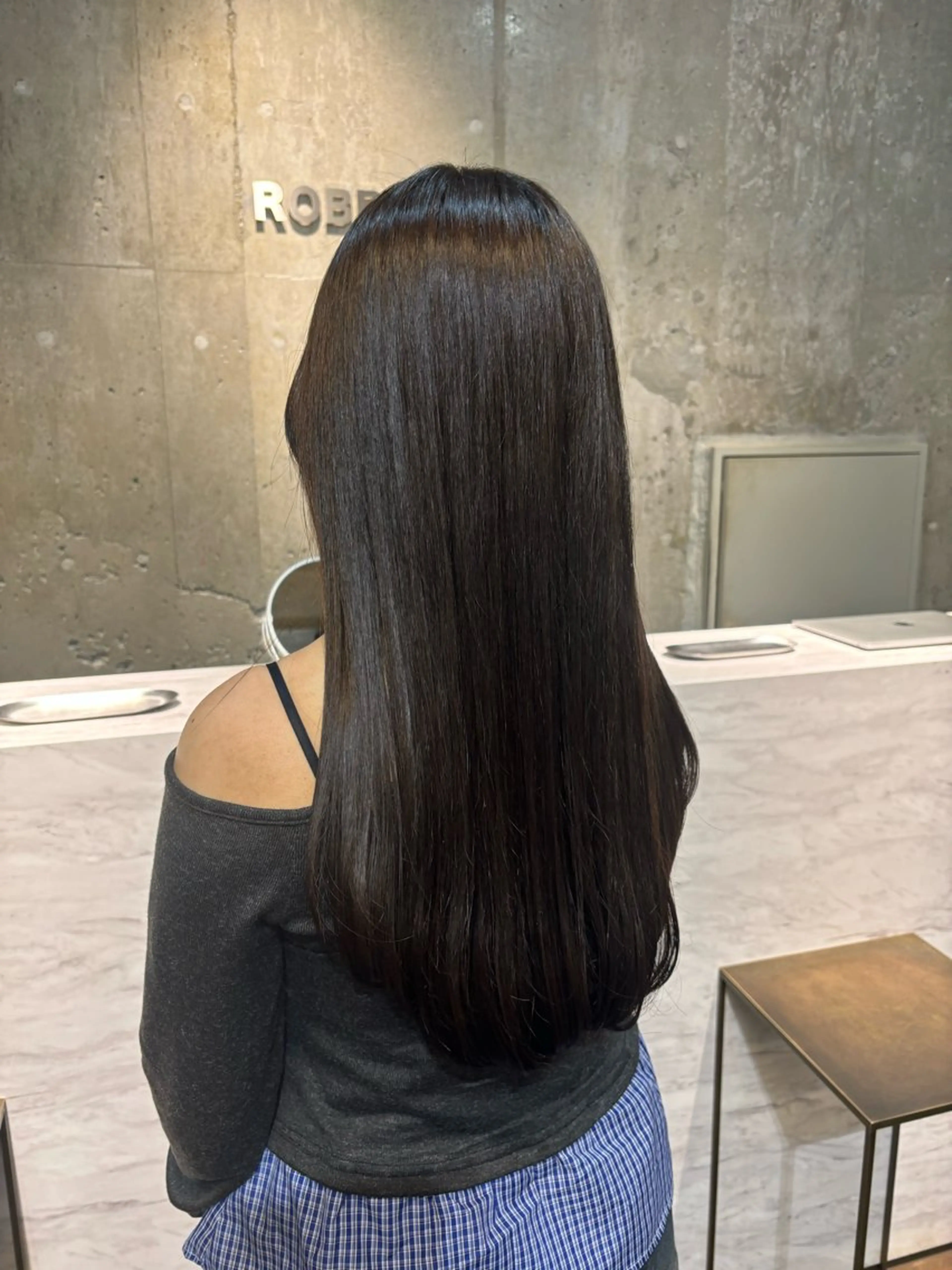 ロング パーマ ストレートパーマ パーマ パーマ、ストレート 🫧ちひろ🫧のヘアスタイル