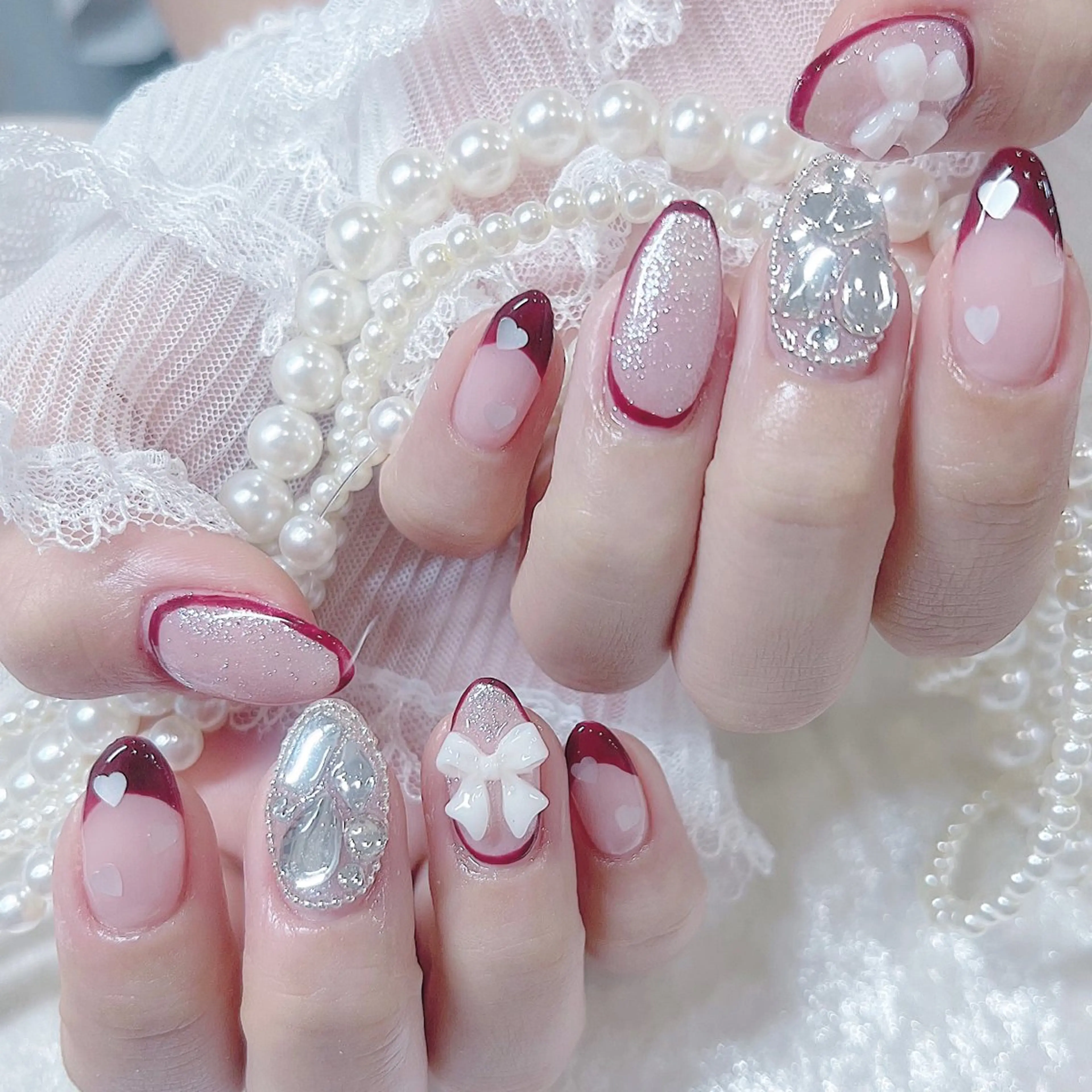 ネイル ハンドネイル Maya 🧊🫧‪のネイルデザイン