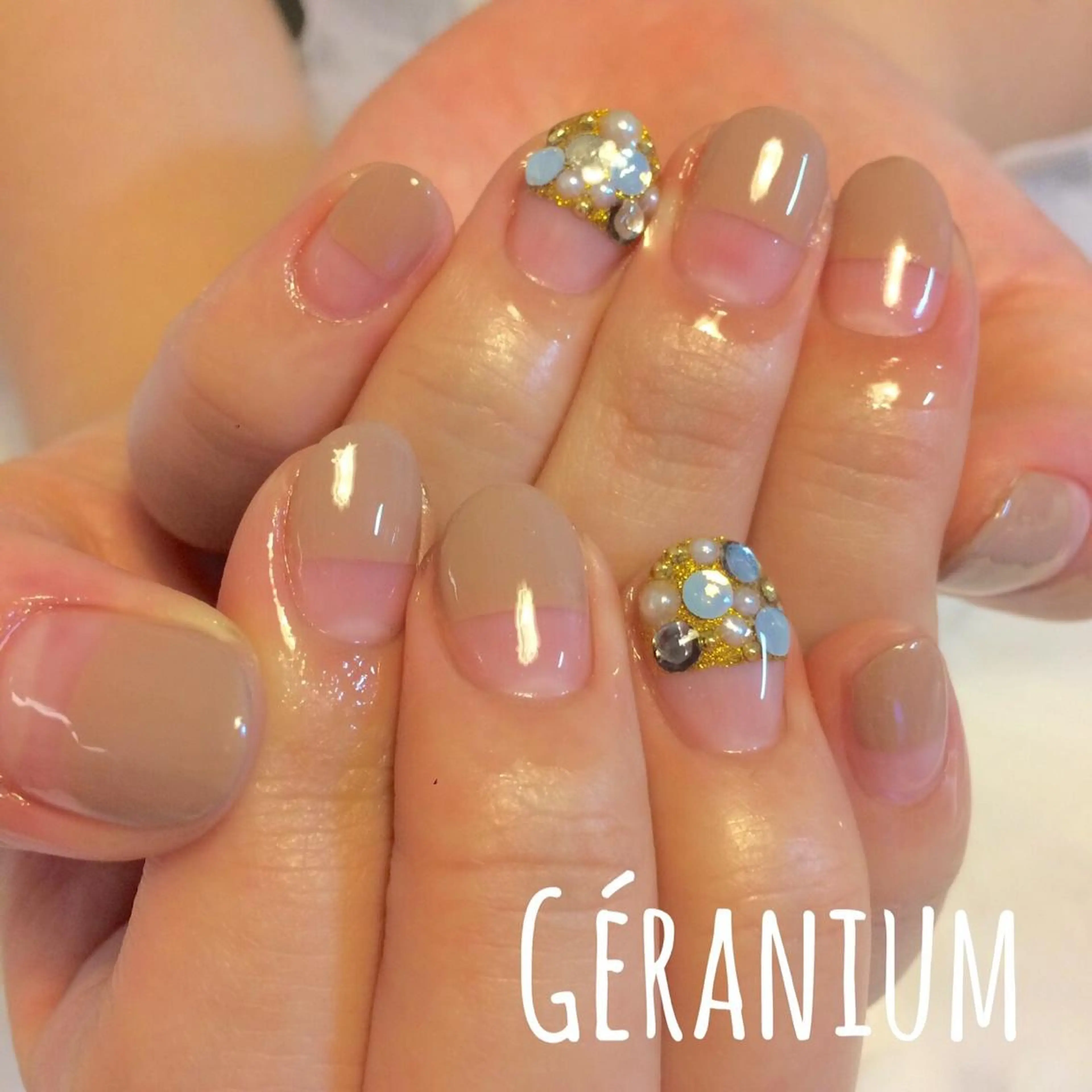 ネイル オフィスネイル GéRanium Harukaのネイルデザイン