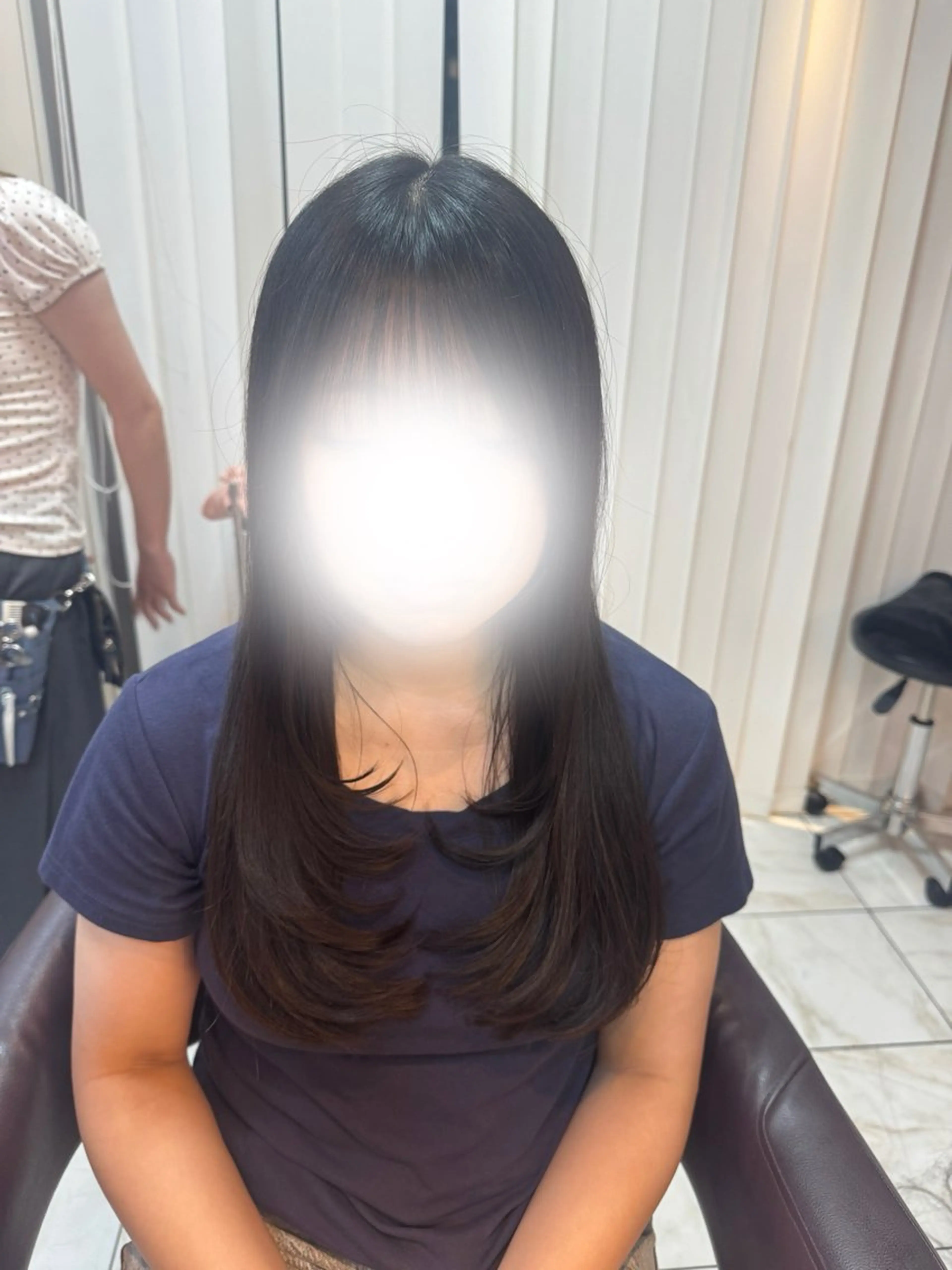 ロング 皆川 優奈のヘアスタイル