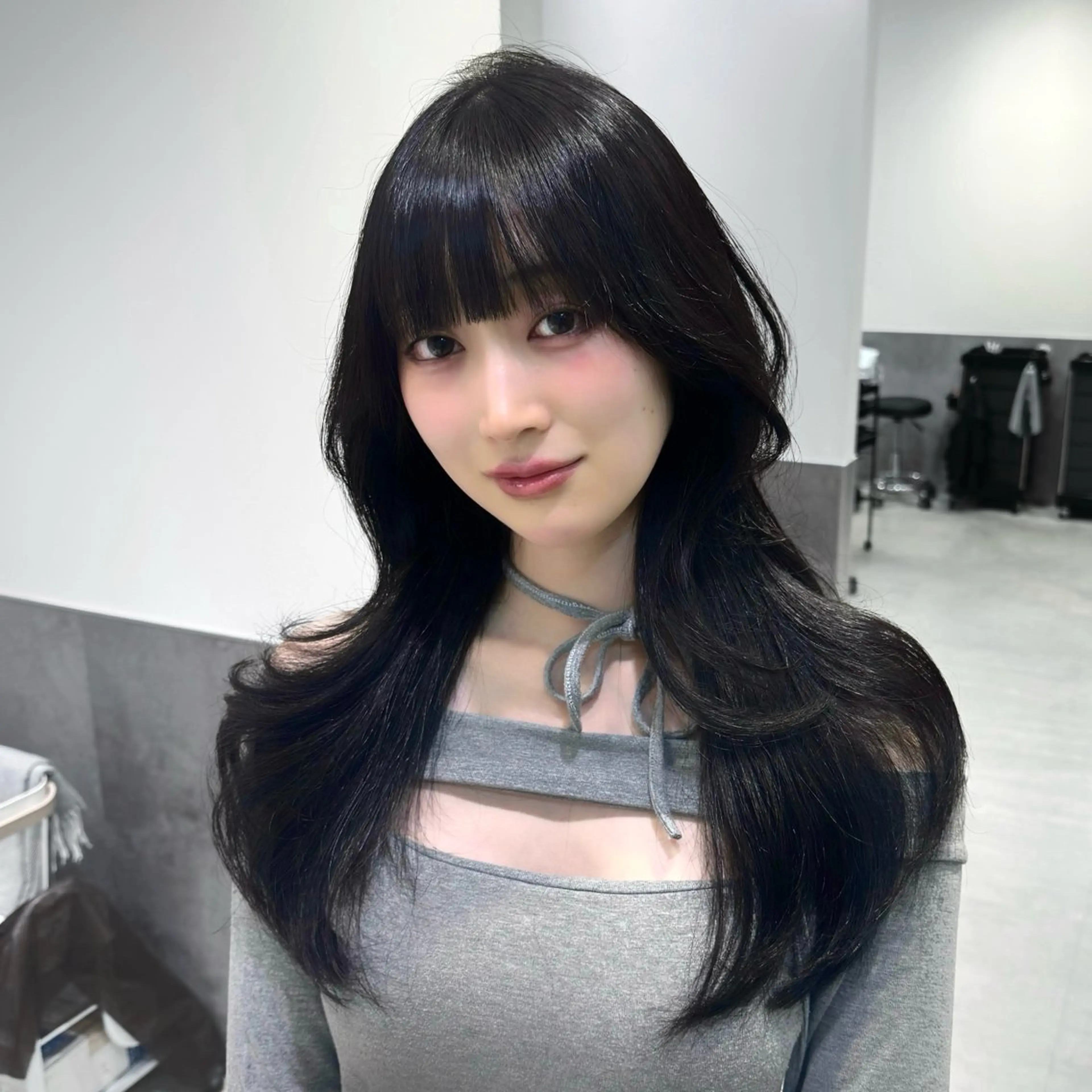 ロング カラー レイヤーカット 似合わせカット カット ヘアカラー トリートメント GO TODAY 原宿Verno店所属・韓国系支持率No.1 レイヤー特化/きょうのヘアスタイル