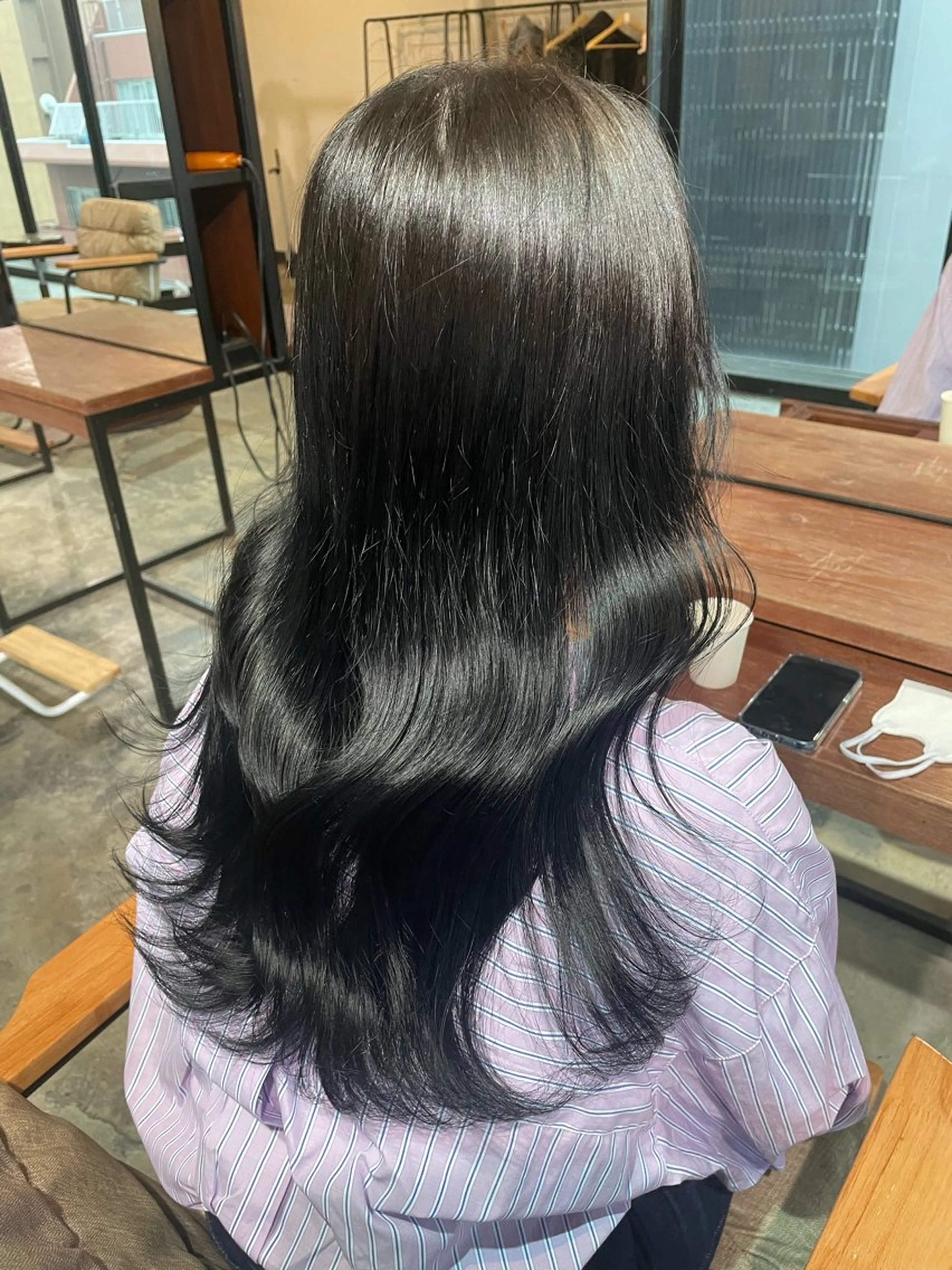 セミロング La fith hair ray 札幌店所属・顔まわり/W カラー/リョウのヘアスタイル