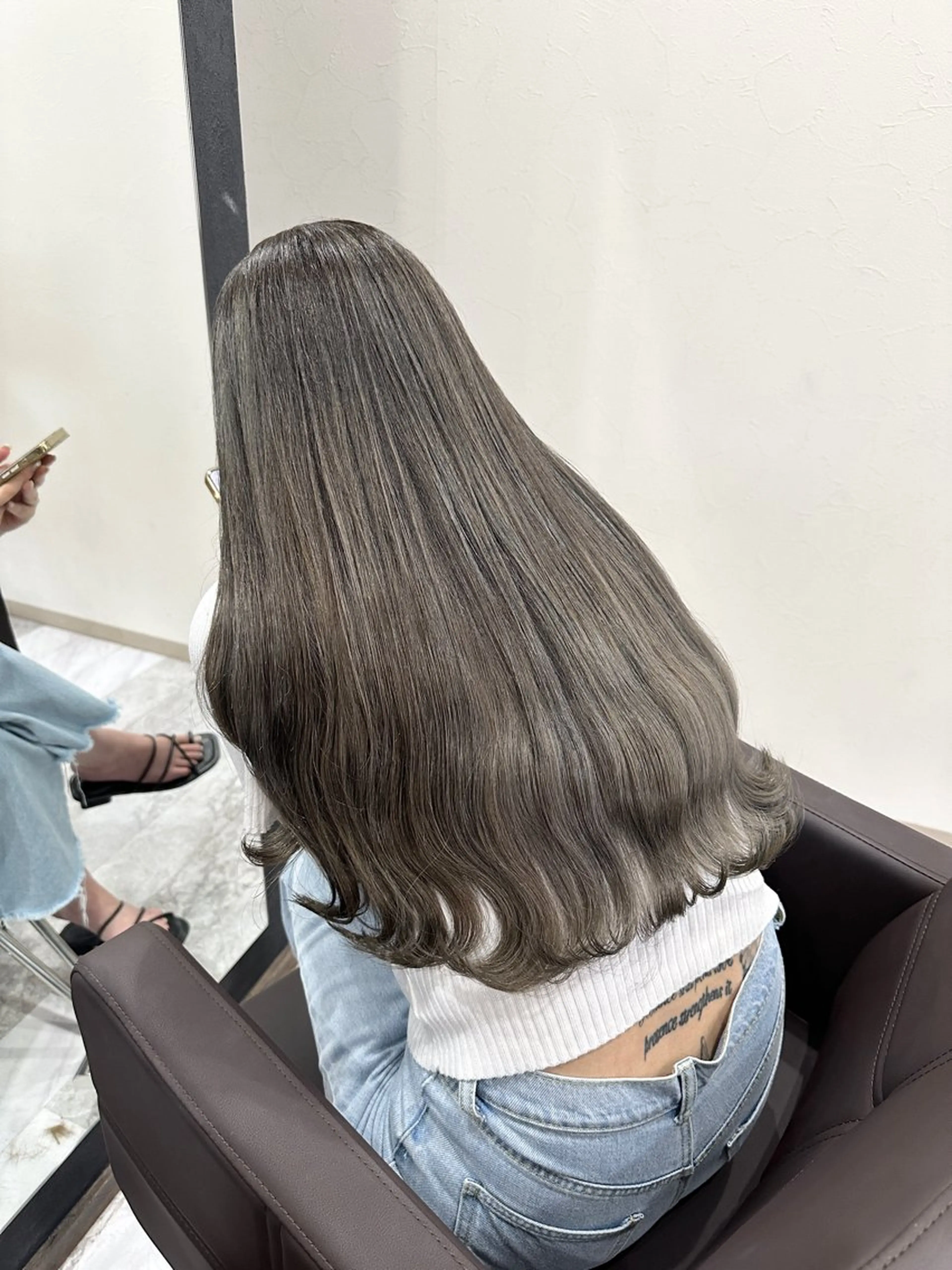 ロング ハイライト ヘアカラー 髪質改善特化【荻窪】 RYOTOのヘアスタイル