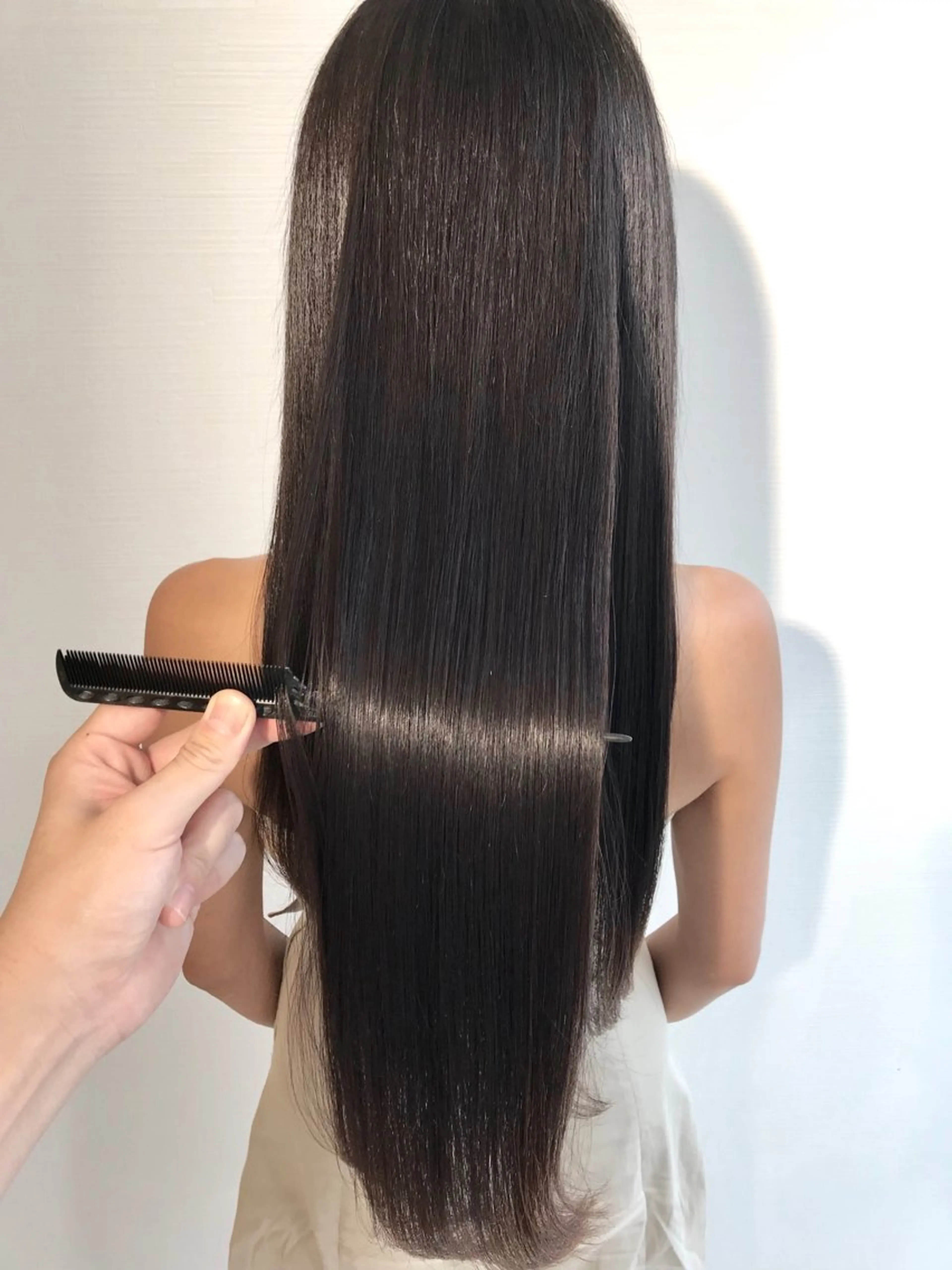 ロング カラー 髪質改善 トリートメント カット ヘアカラー トリートメント 🌈ハイトーン髪質改 善🌈polon🌟のヘアスタイル