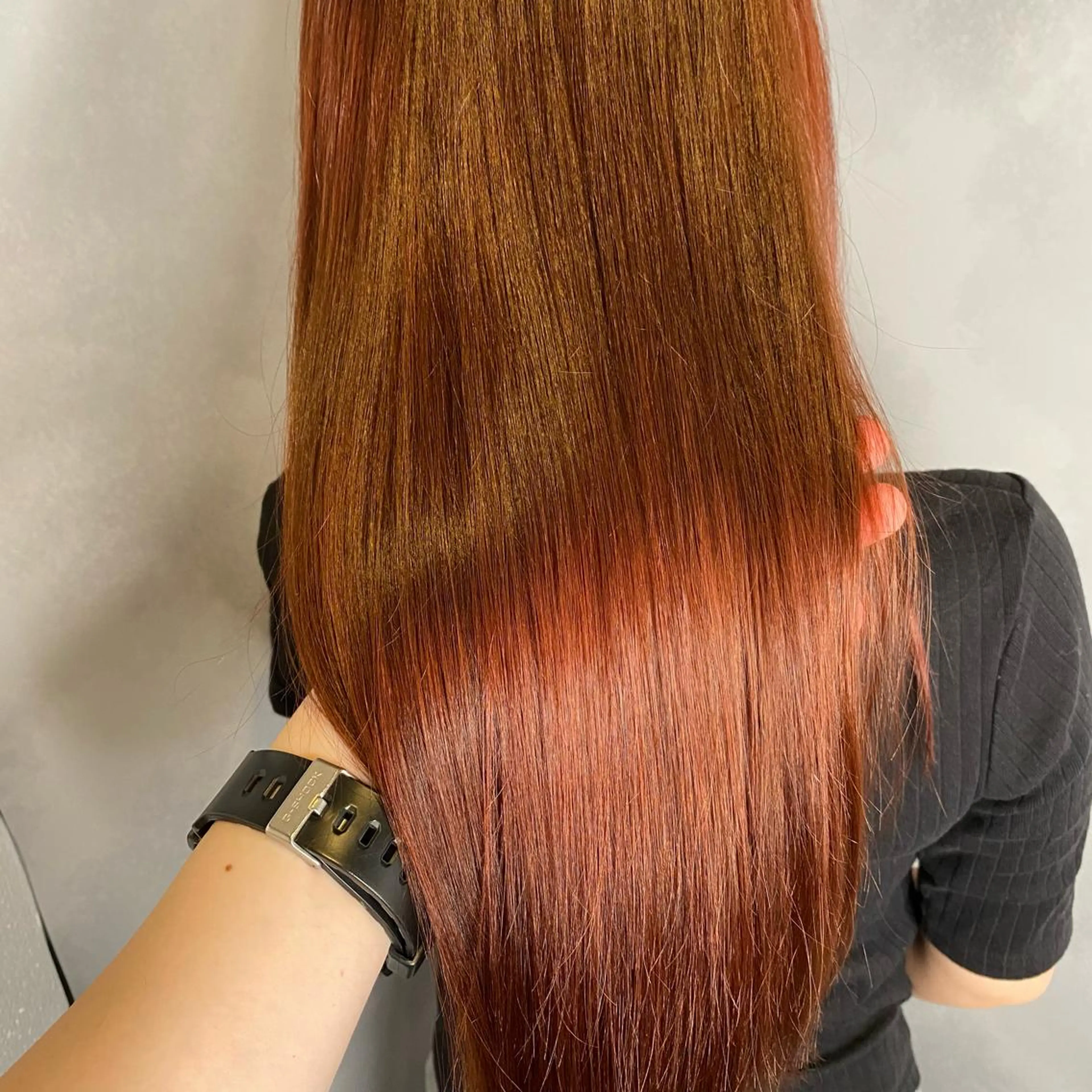 ロング カット ヘアカラー トリートメント 透明感/ツヤ髪/ さら艶/前田祥汰のヘアスタイル