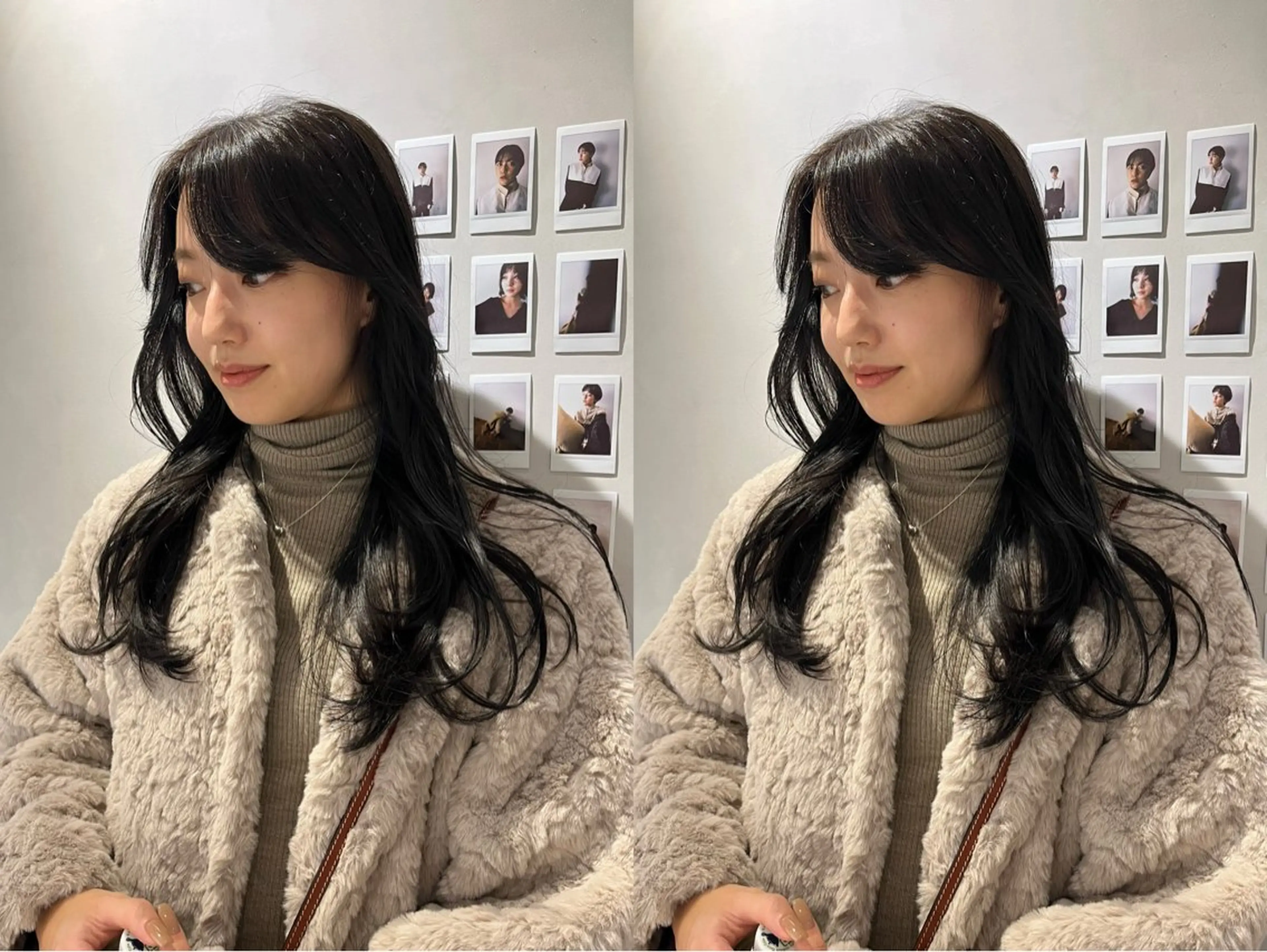 レイヤーカットの写真