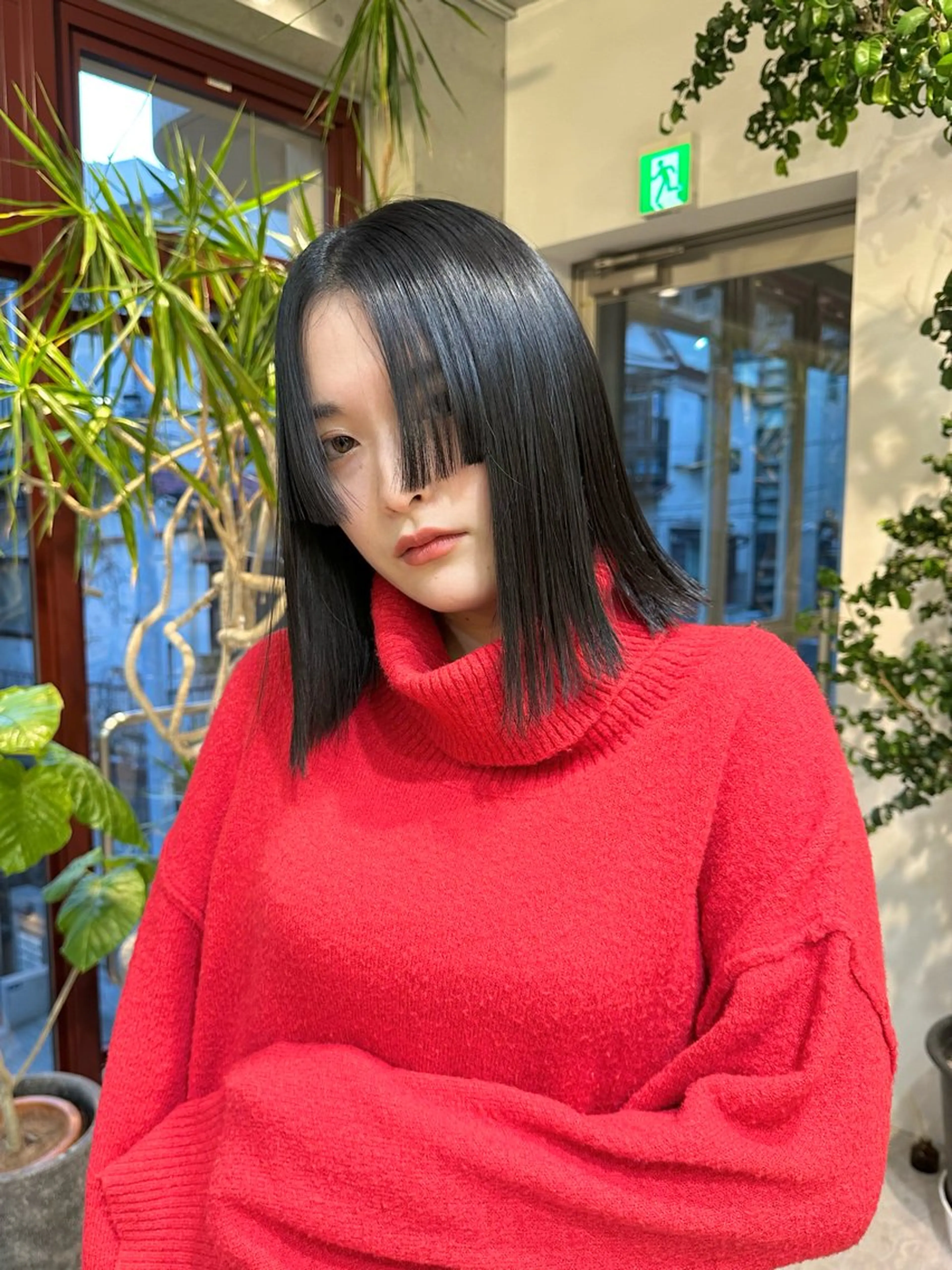 カット ヘアカラー トリートメント kai .のヘアスタイル