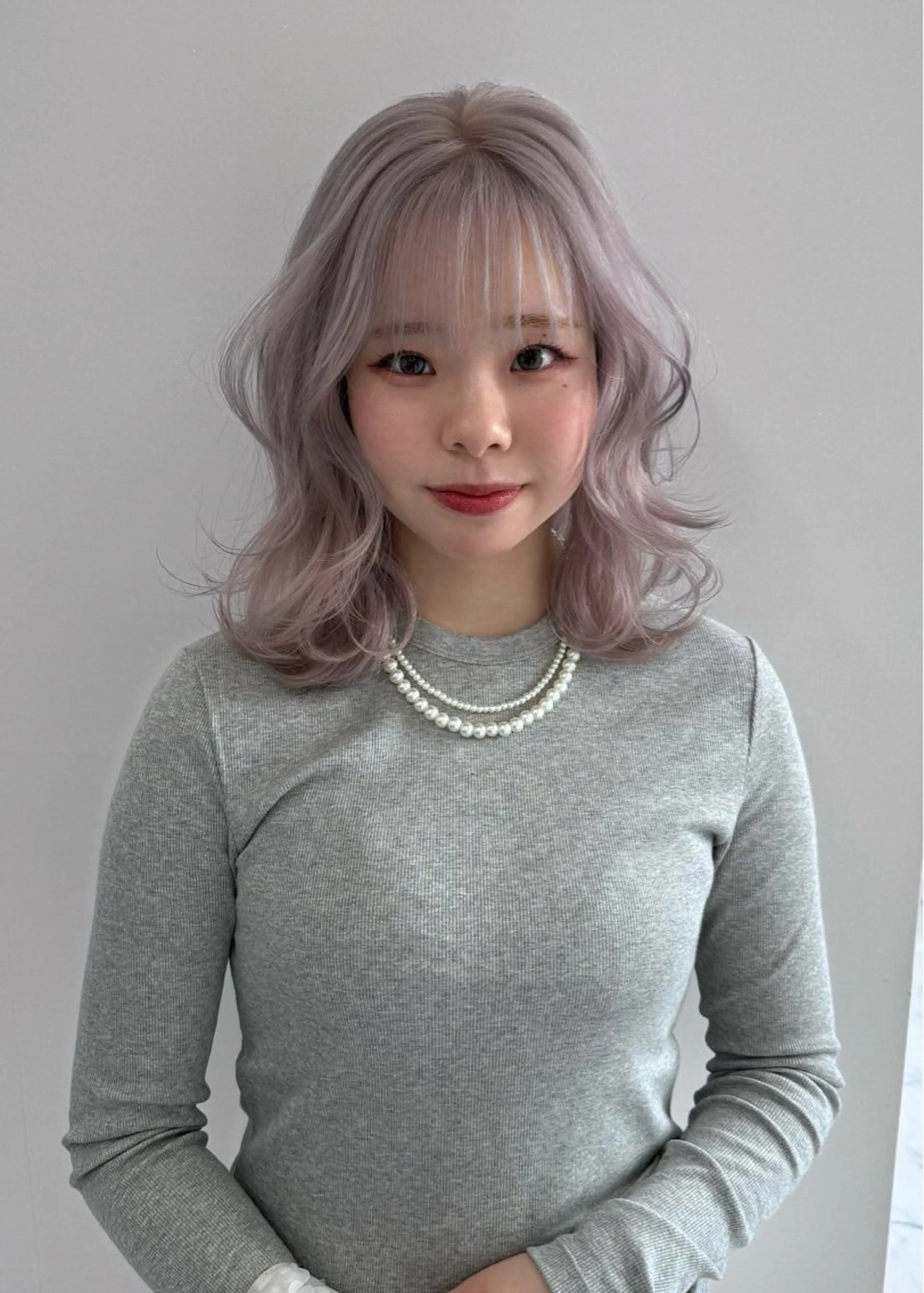 ミディアム カラー トレンド×デザイン DEAN岡崎店のヘアスタイル