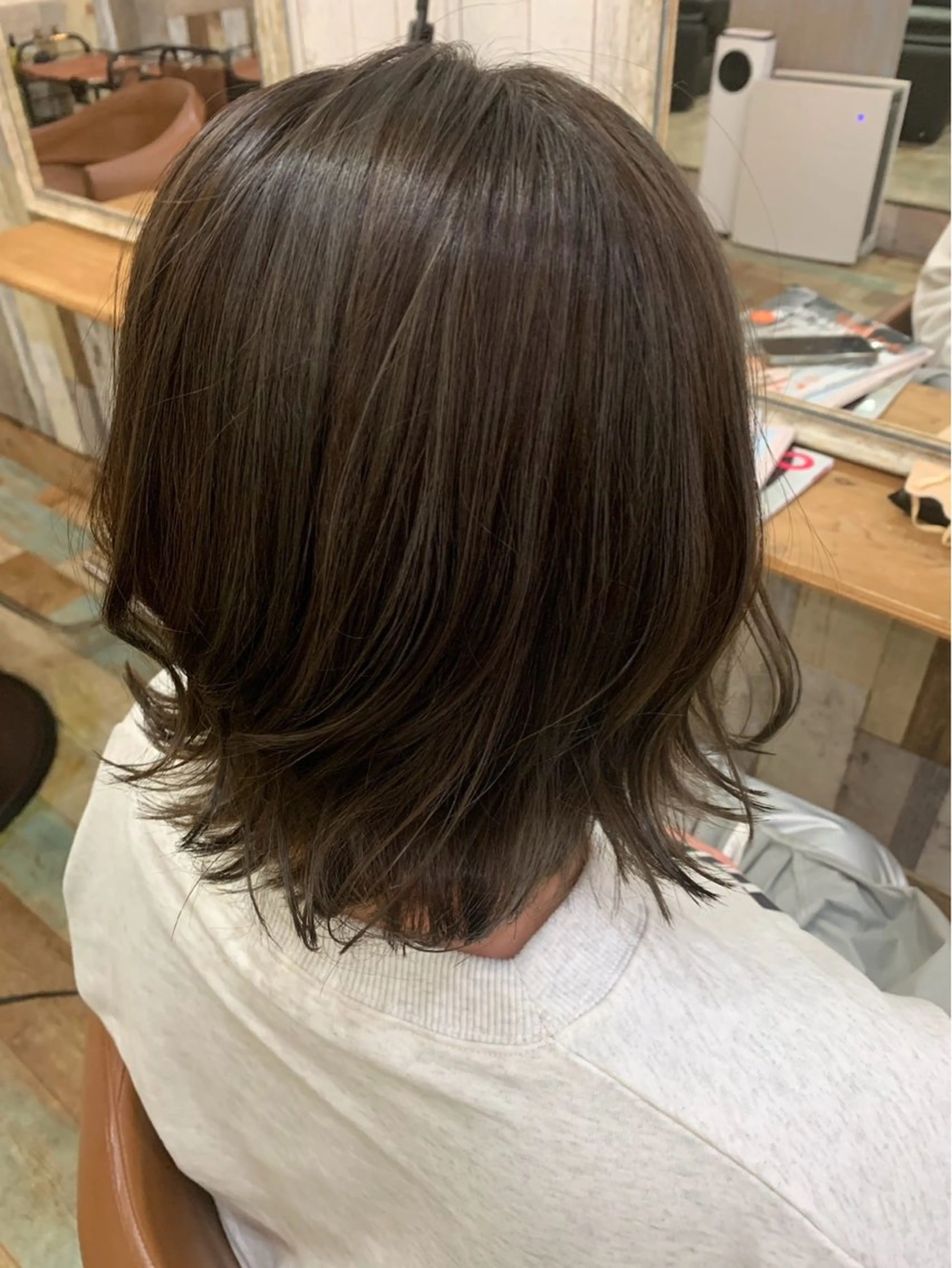 ミディアム カラー Hair's RooMのヘアスタイル