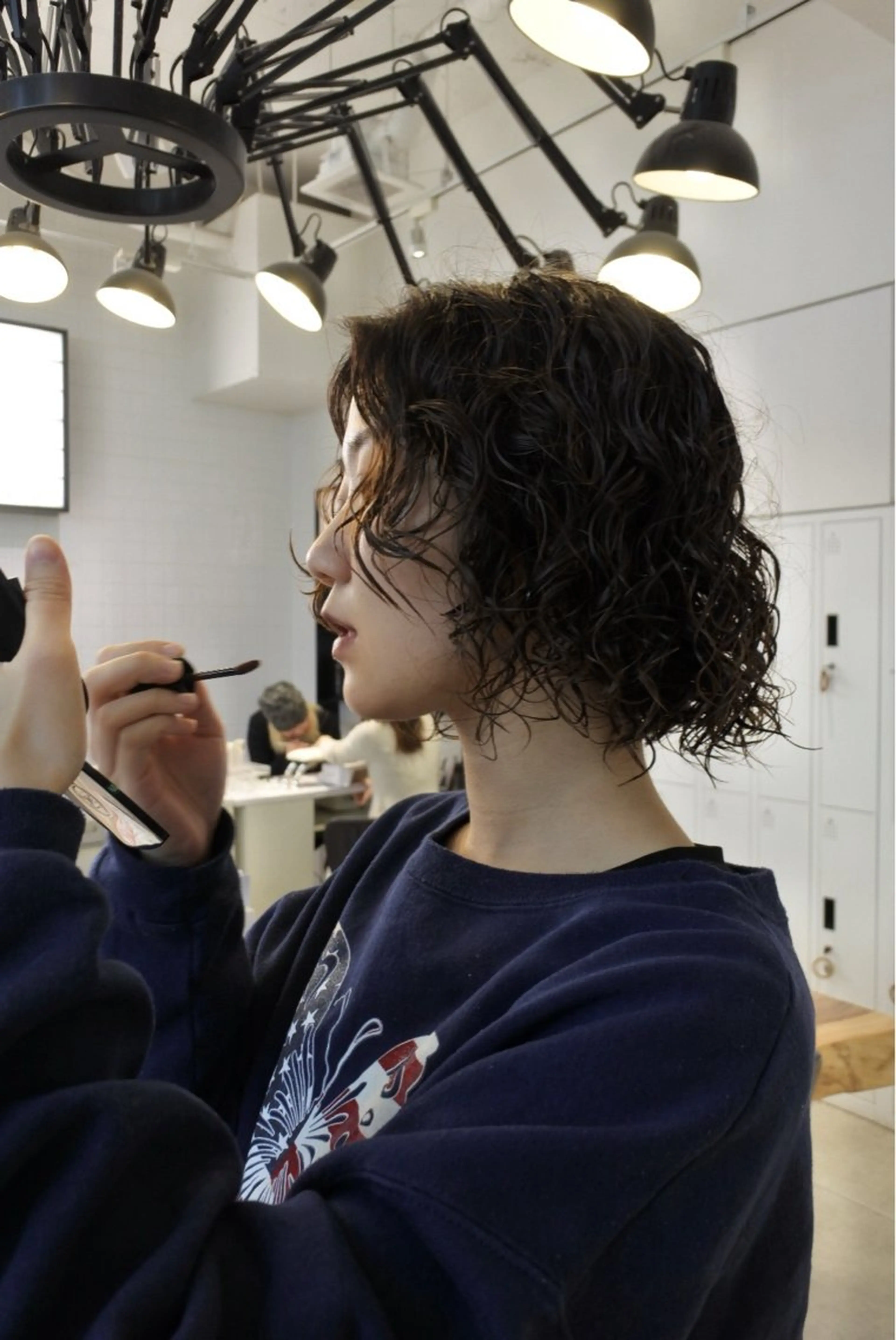 ミディアム パーマ カット パーマ remi ボブレイヤー／パーマのヘアスタイル