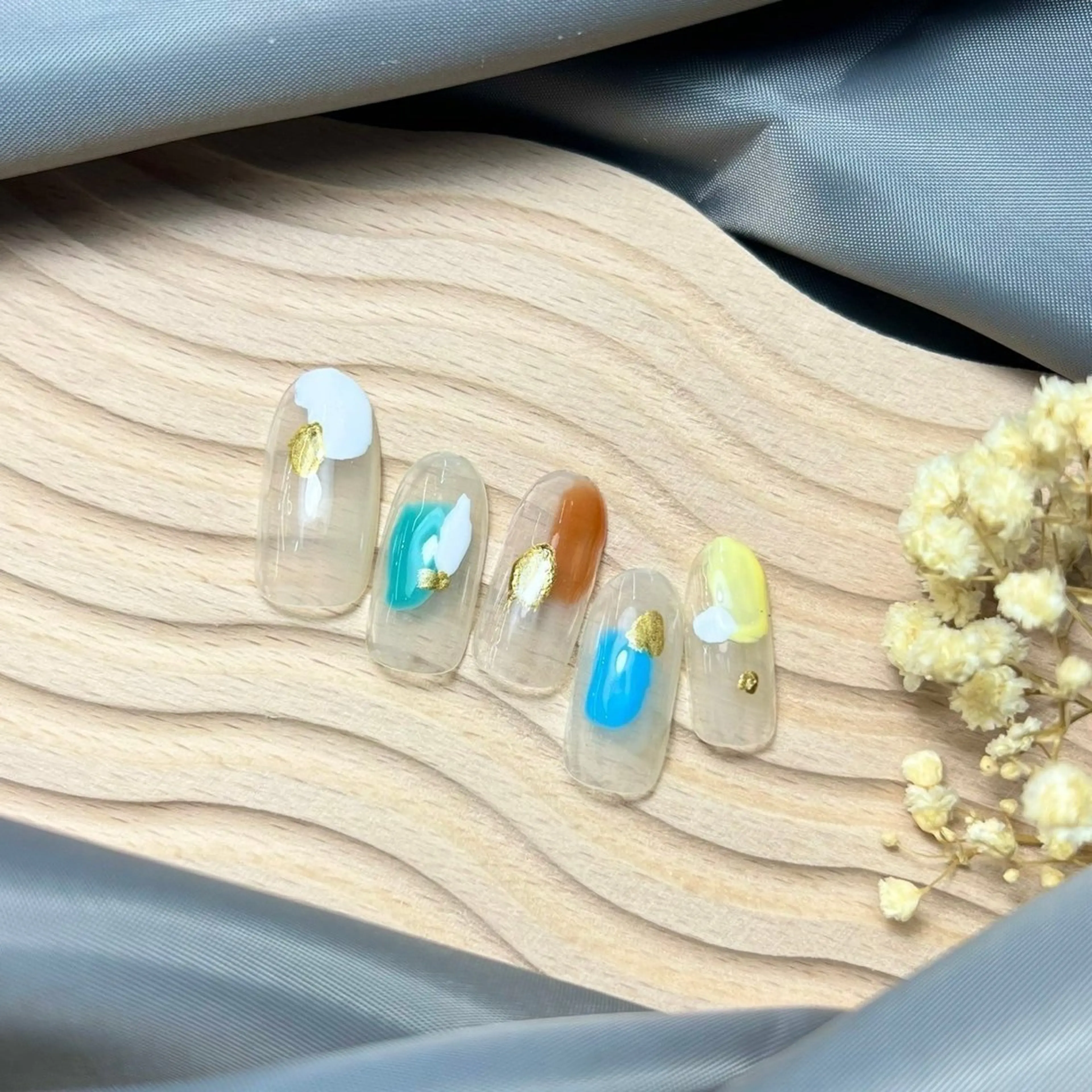 ネイル ⭐︎休業中の練習⭐︎ JNA認定講師髙橋のネイルデザイン