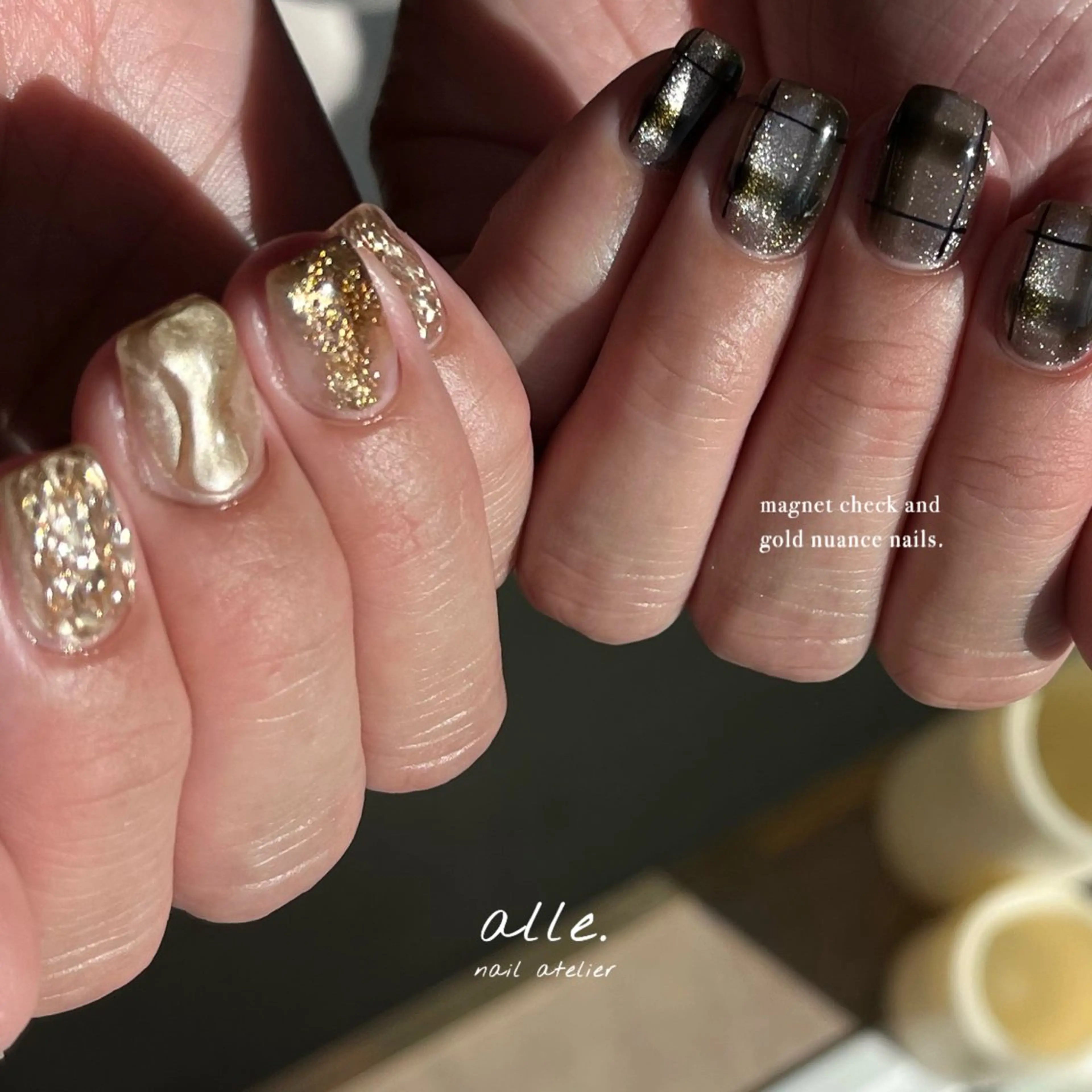 ネイル ハンドネイル atelier alle.のネイルデザイン