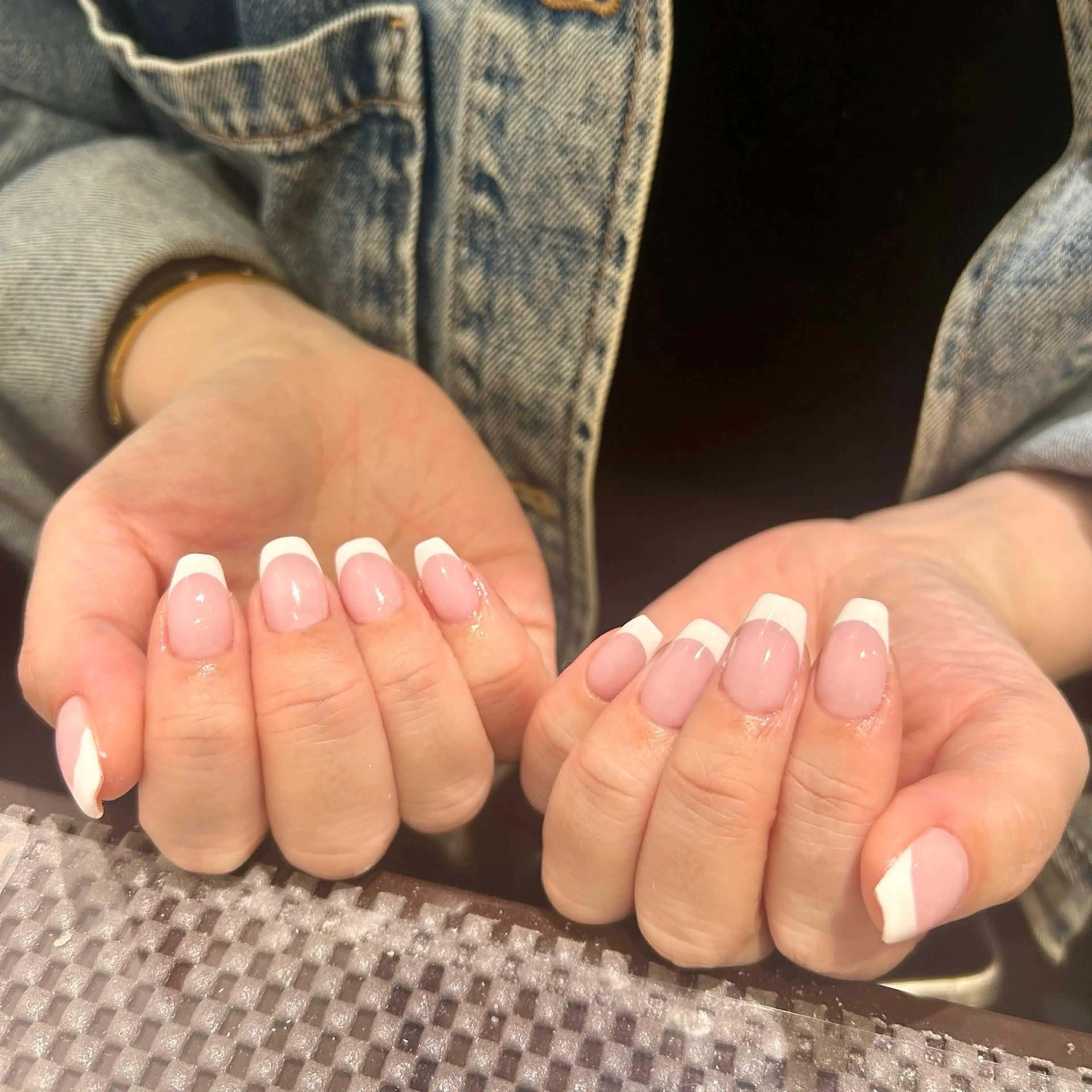 ネイル フレンチネイル スクエアネイル NailAVANCE 鳳店   Miyuのネイルデザイン