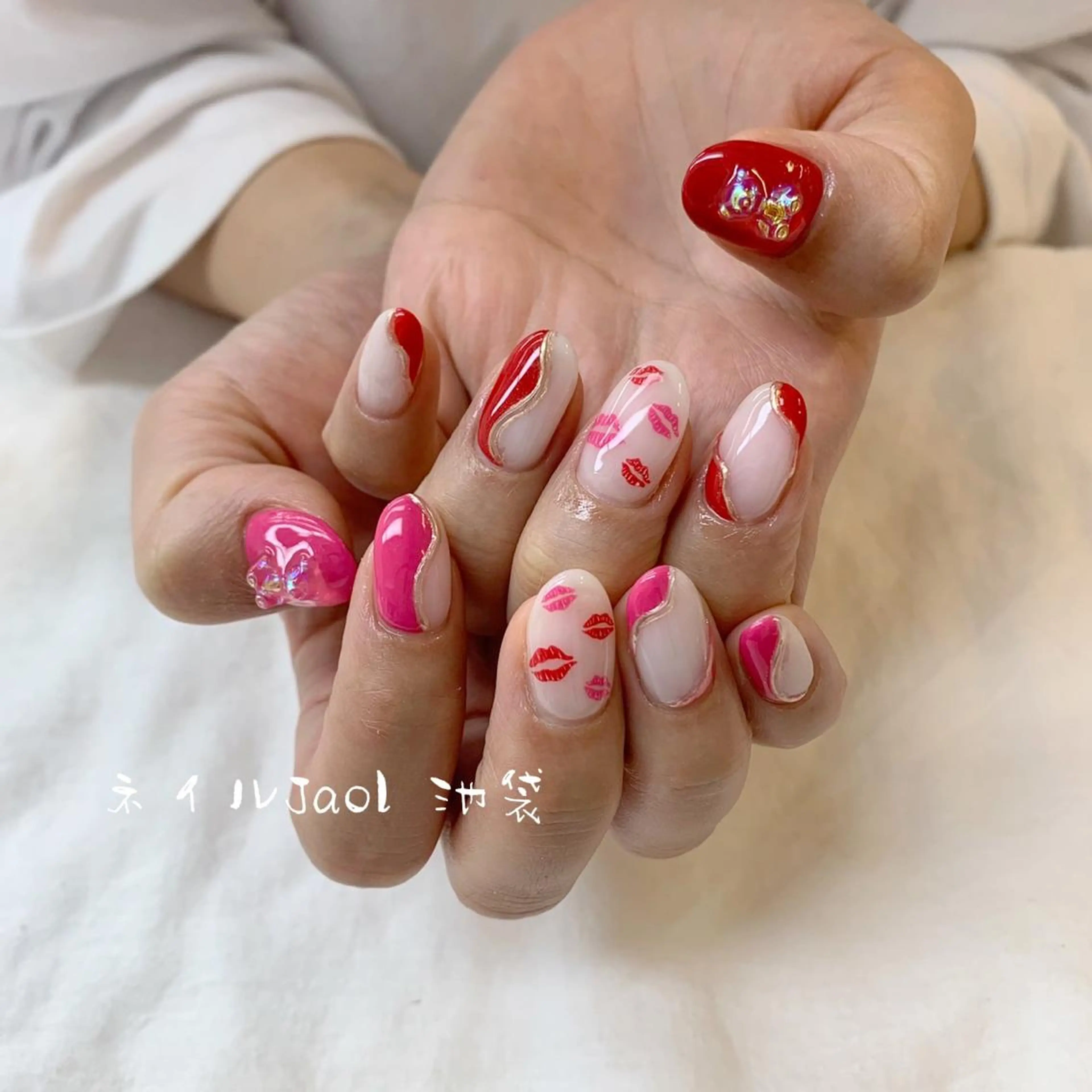 ミディアム nail jaol池袋店所属・ネイルJaol 池袋のネイルデザイン