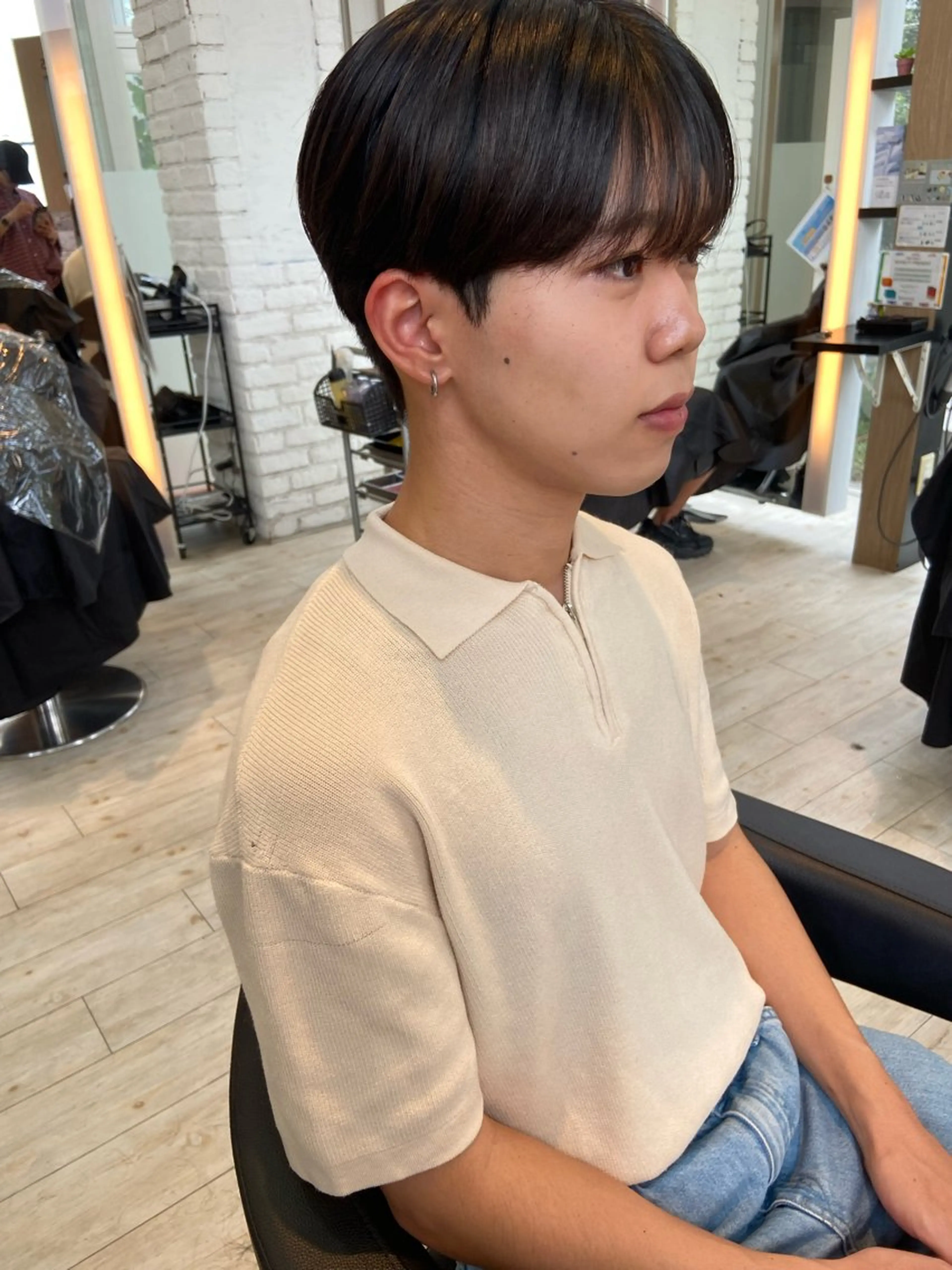 メンズ メンズパーマ 韓国ヘア/そら レイヤー透明感カラーのヘアスタイル