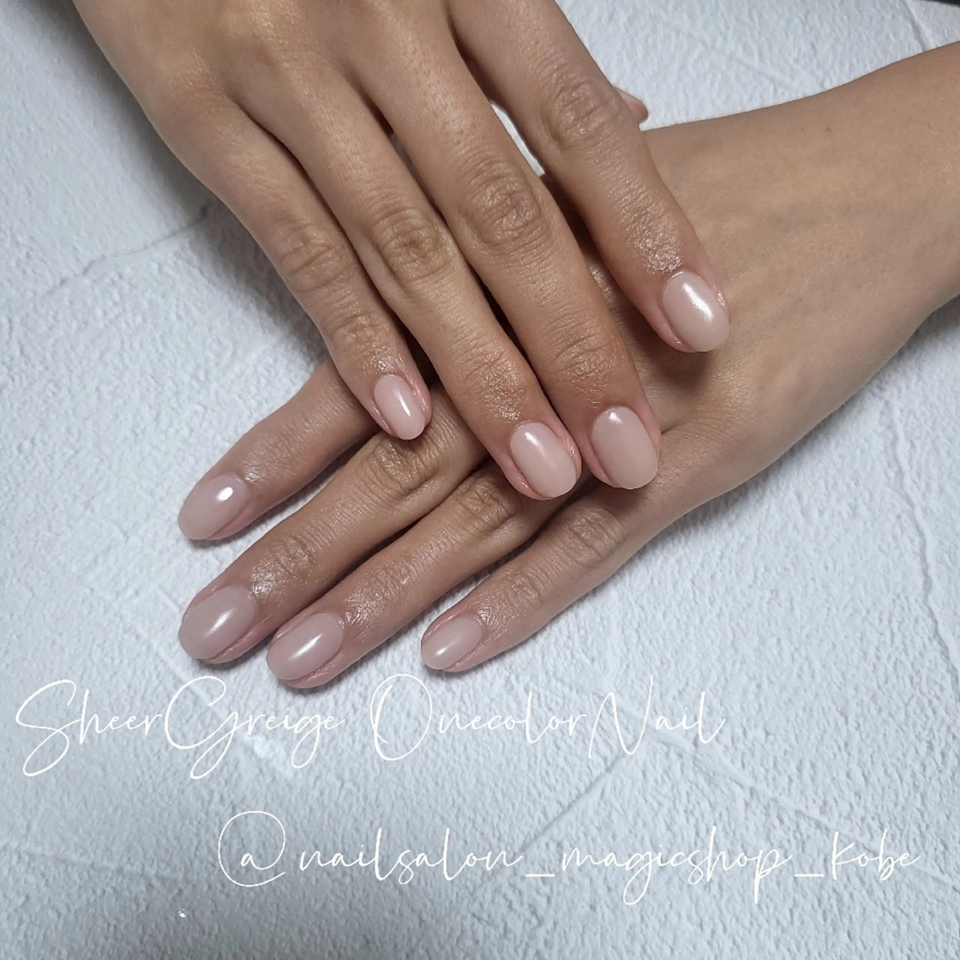 ネイル ジェルネイル オフィスネイル ワンカラーネイル ソフトジェル ハンドネイル Nailsalon MagicShopのネイルデザイン