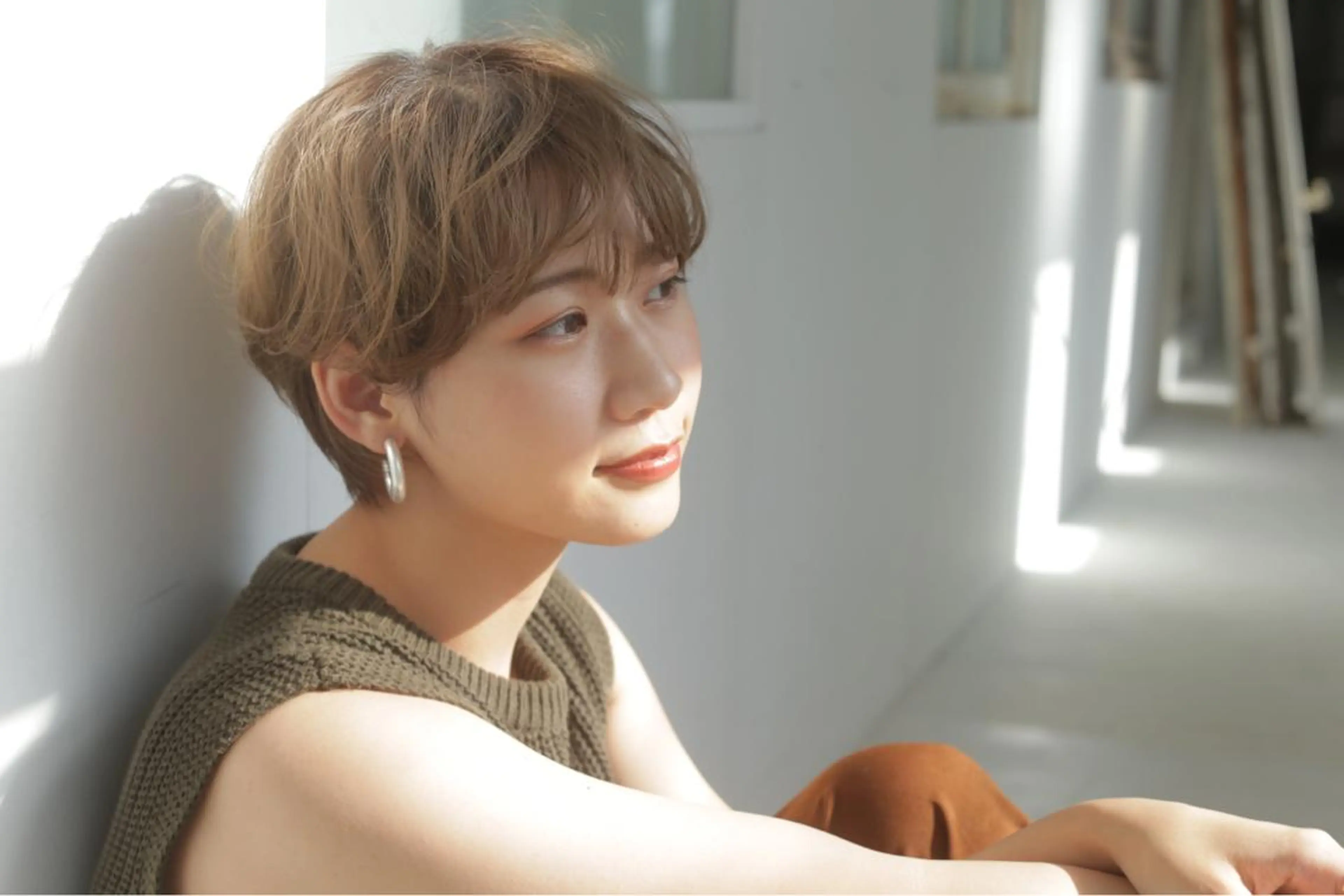 ショート カラー 保子 祐里香のヘアスタイル