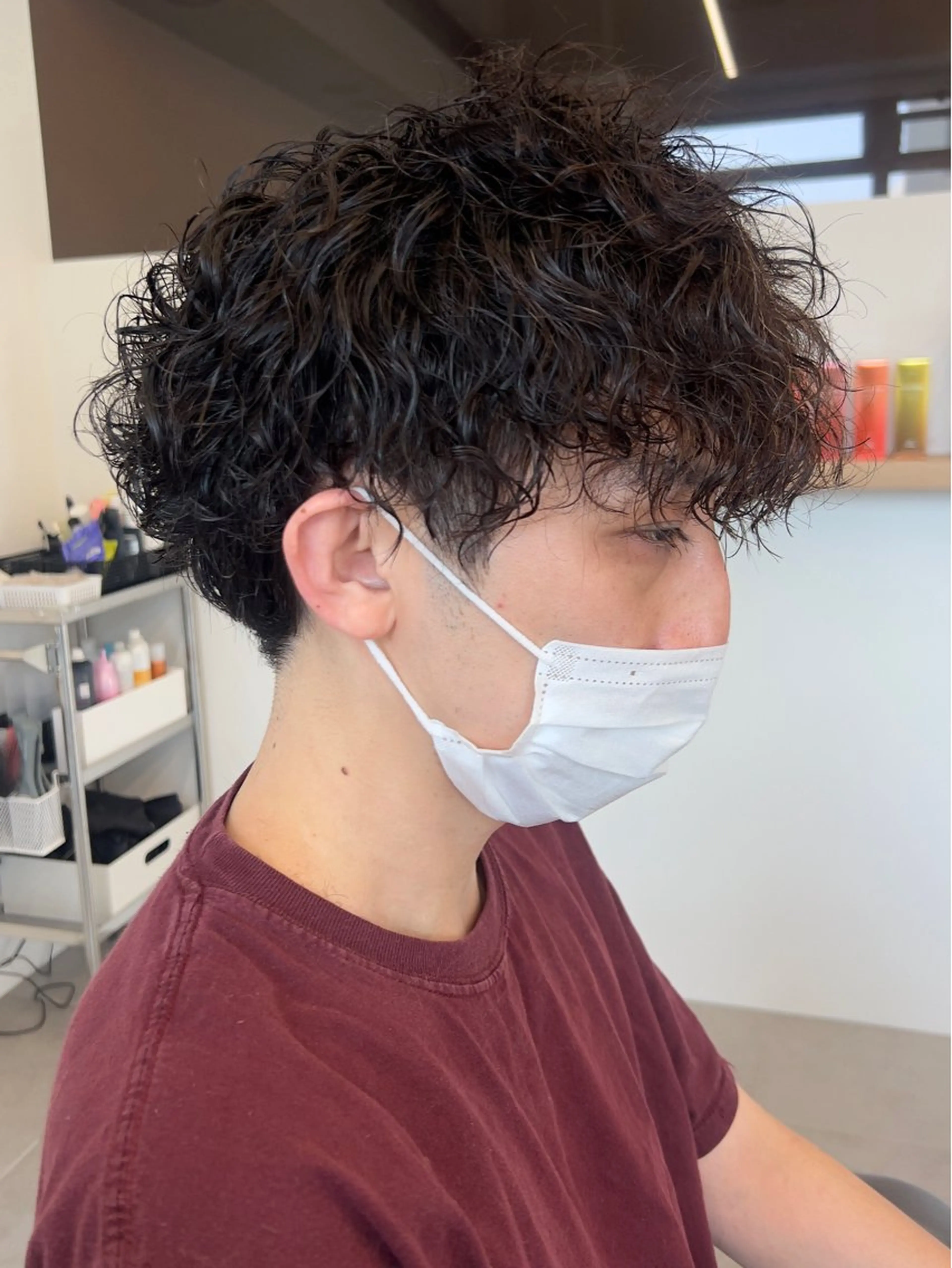 パーマ メンズ カット パーマ タナカ マヤ/金沢八景のヘアスタイル